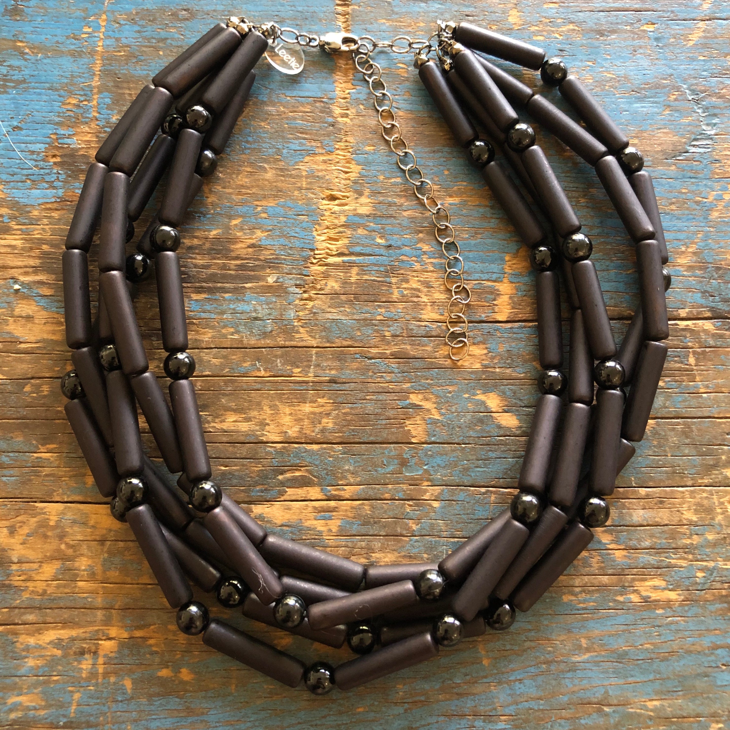 tube bead necklace