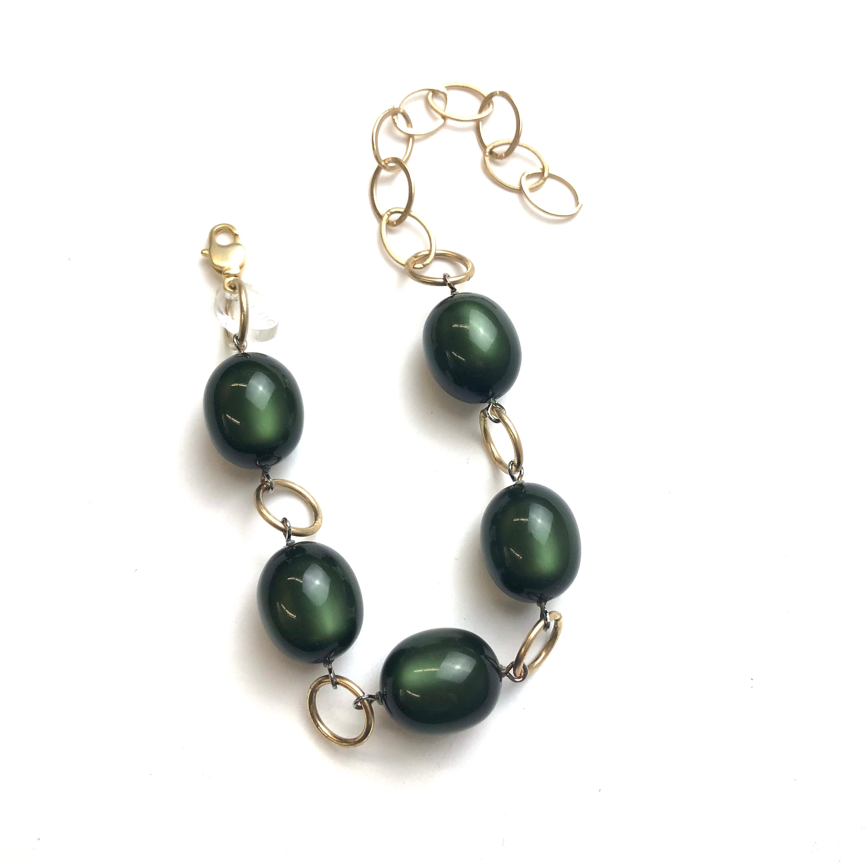 dark green moonglow bracelet