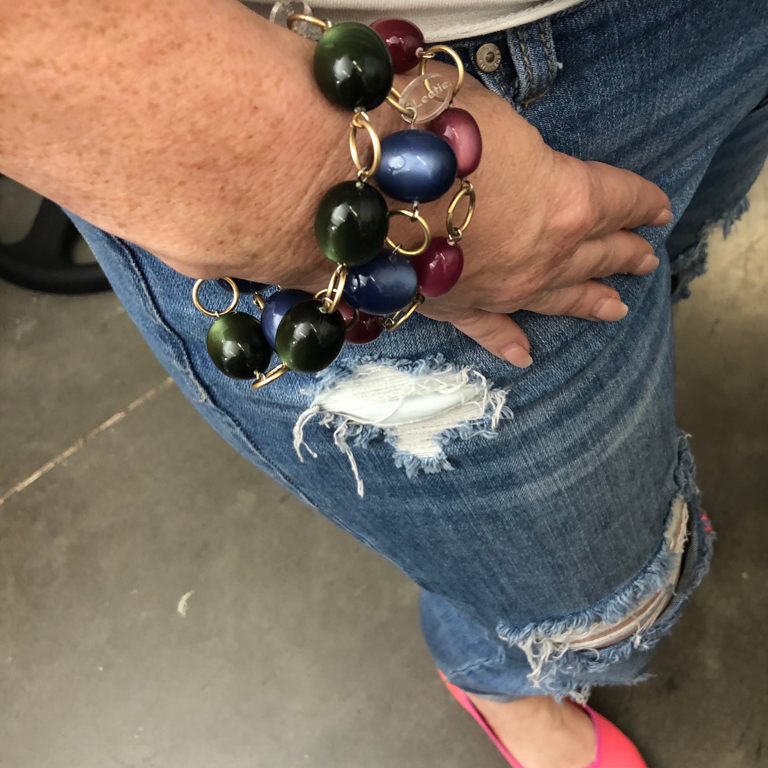 modern vintage charm bracelets