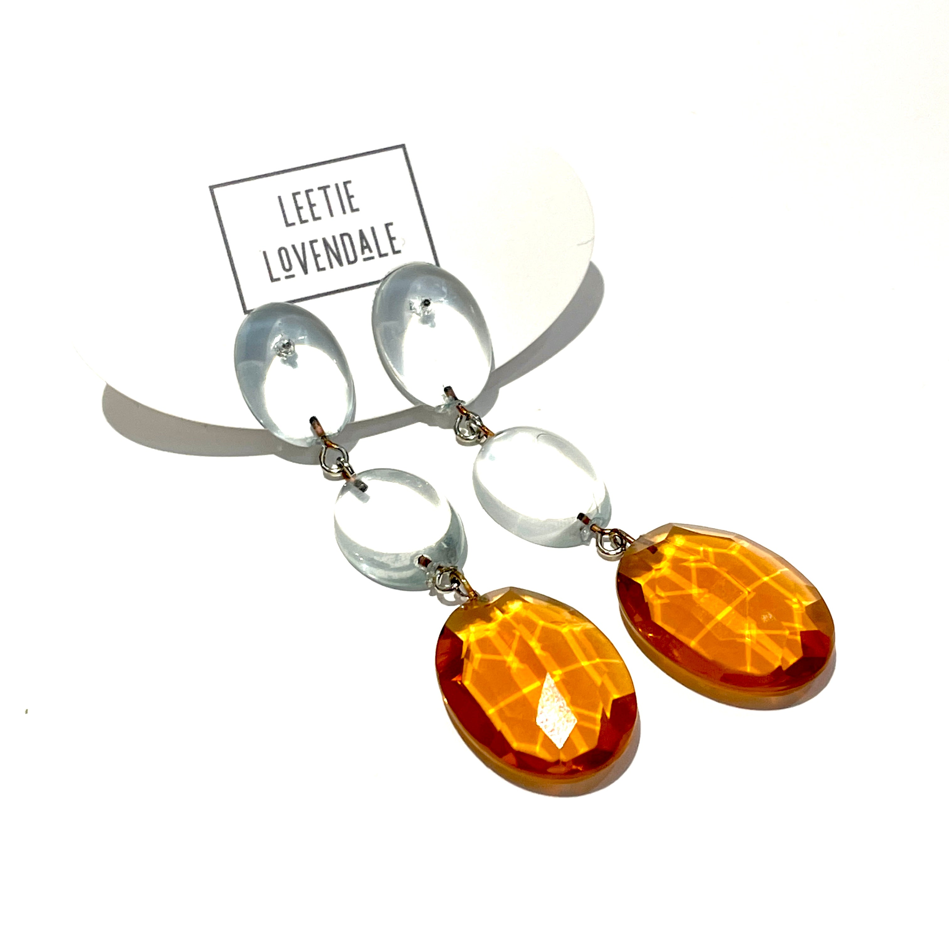 smoke & mirror earrings