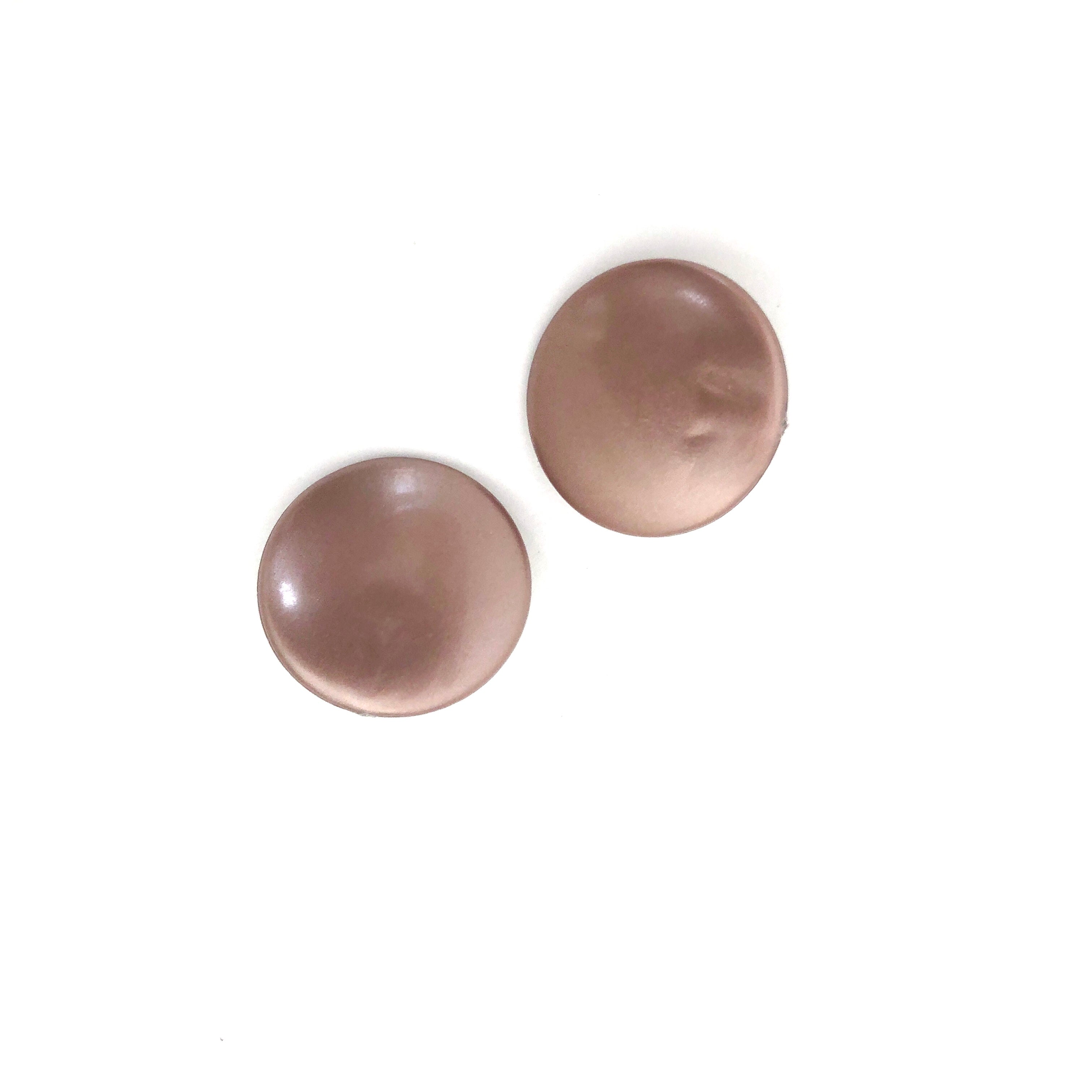 disc stud earrings