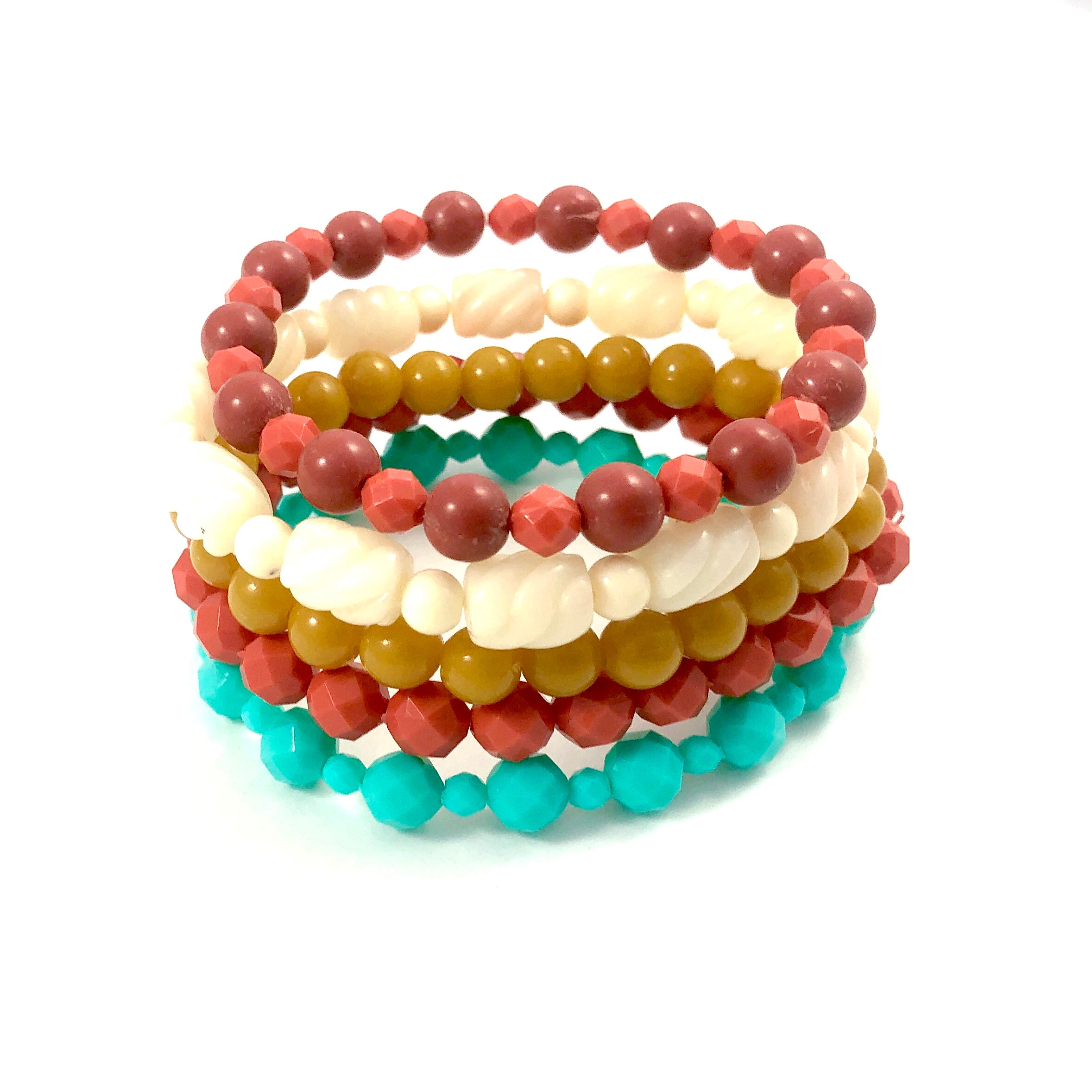 stack stretch bracelets