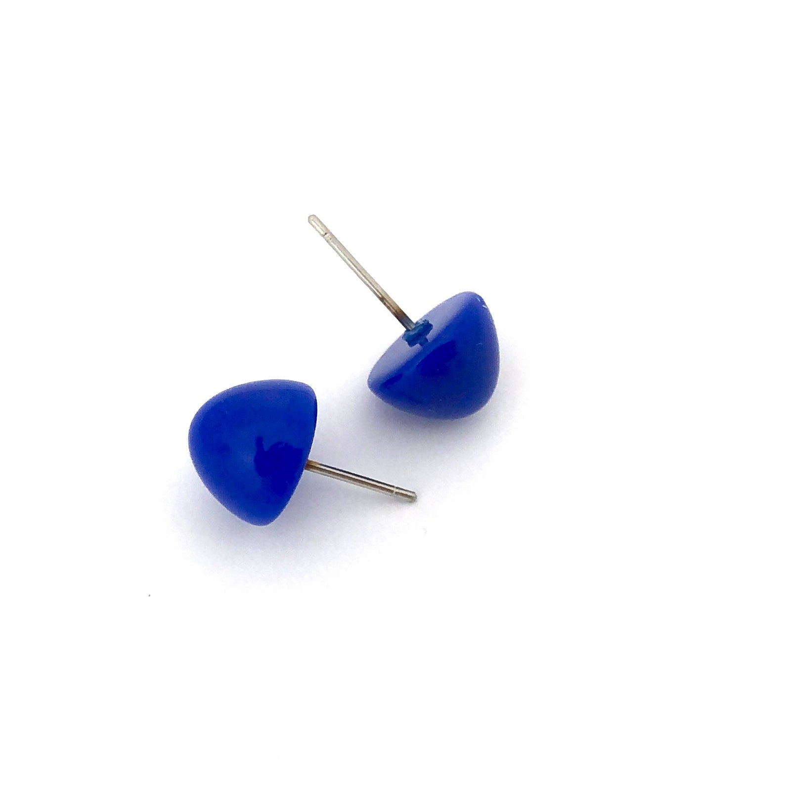 cobalt gumdrop studs