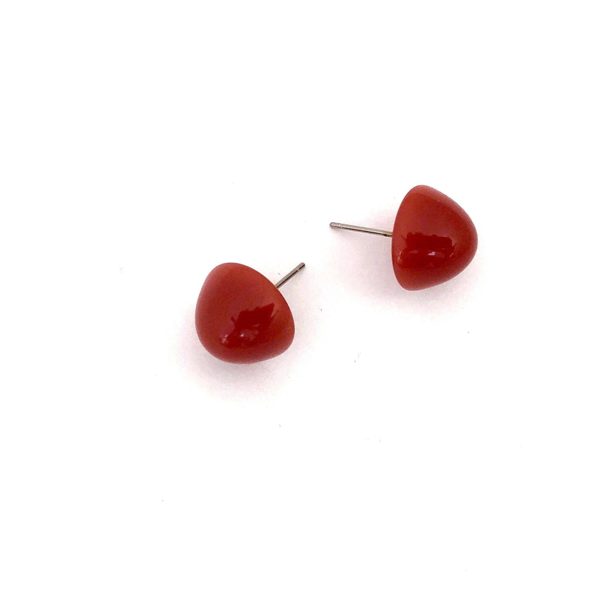 carnelian retro studs