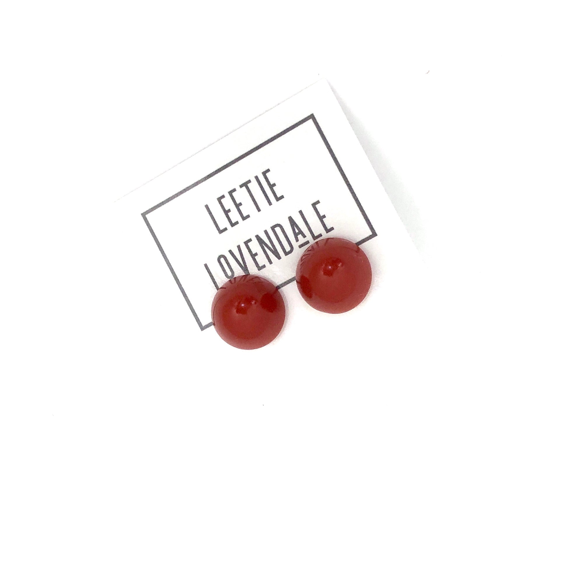 gumdrop lucite earrings