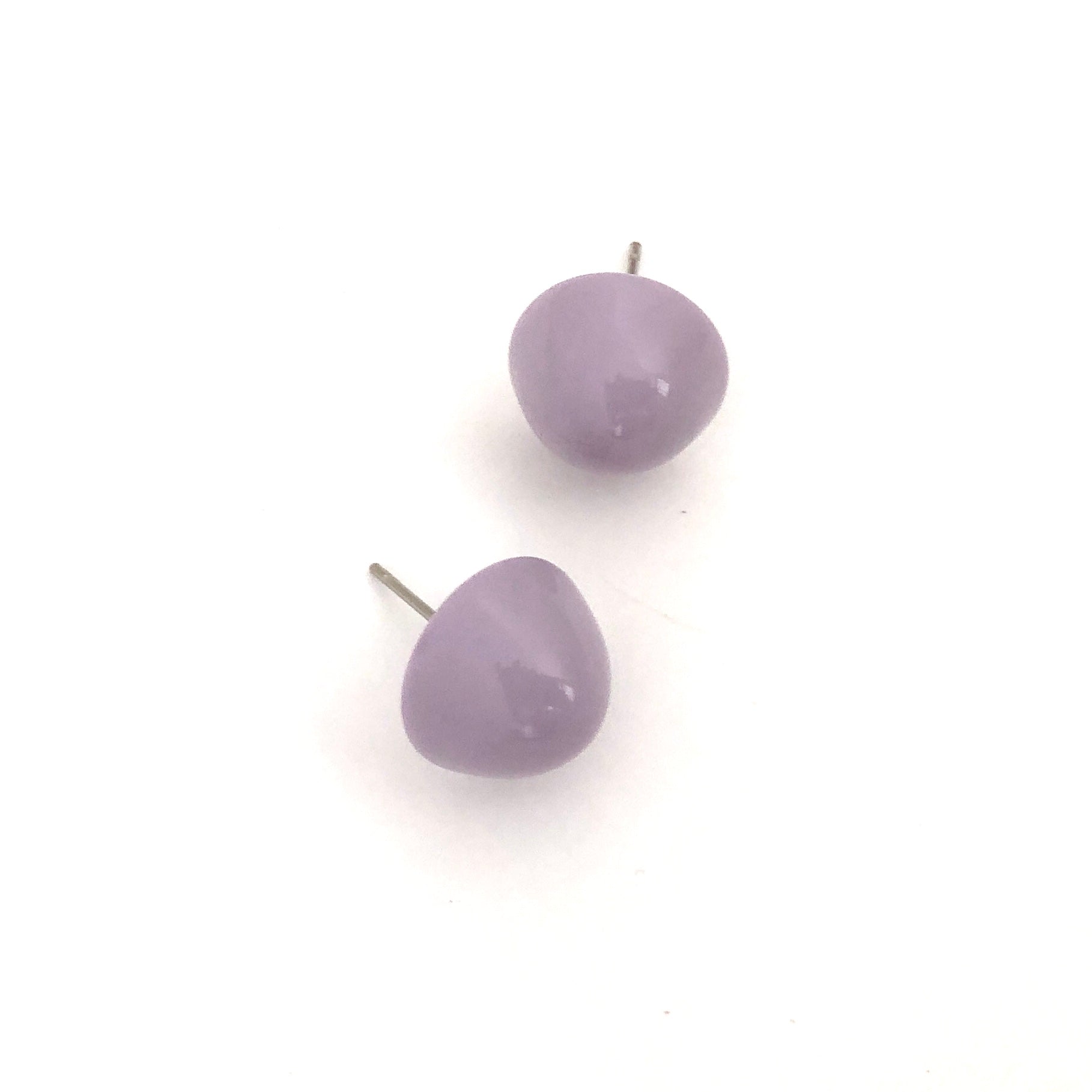 Lavender Gumdrop Stud Earring