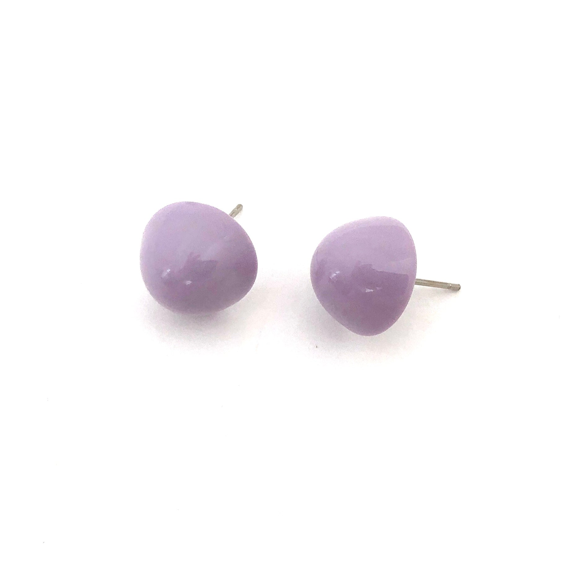 Lavender Gumdrop Stud Earring