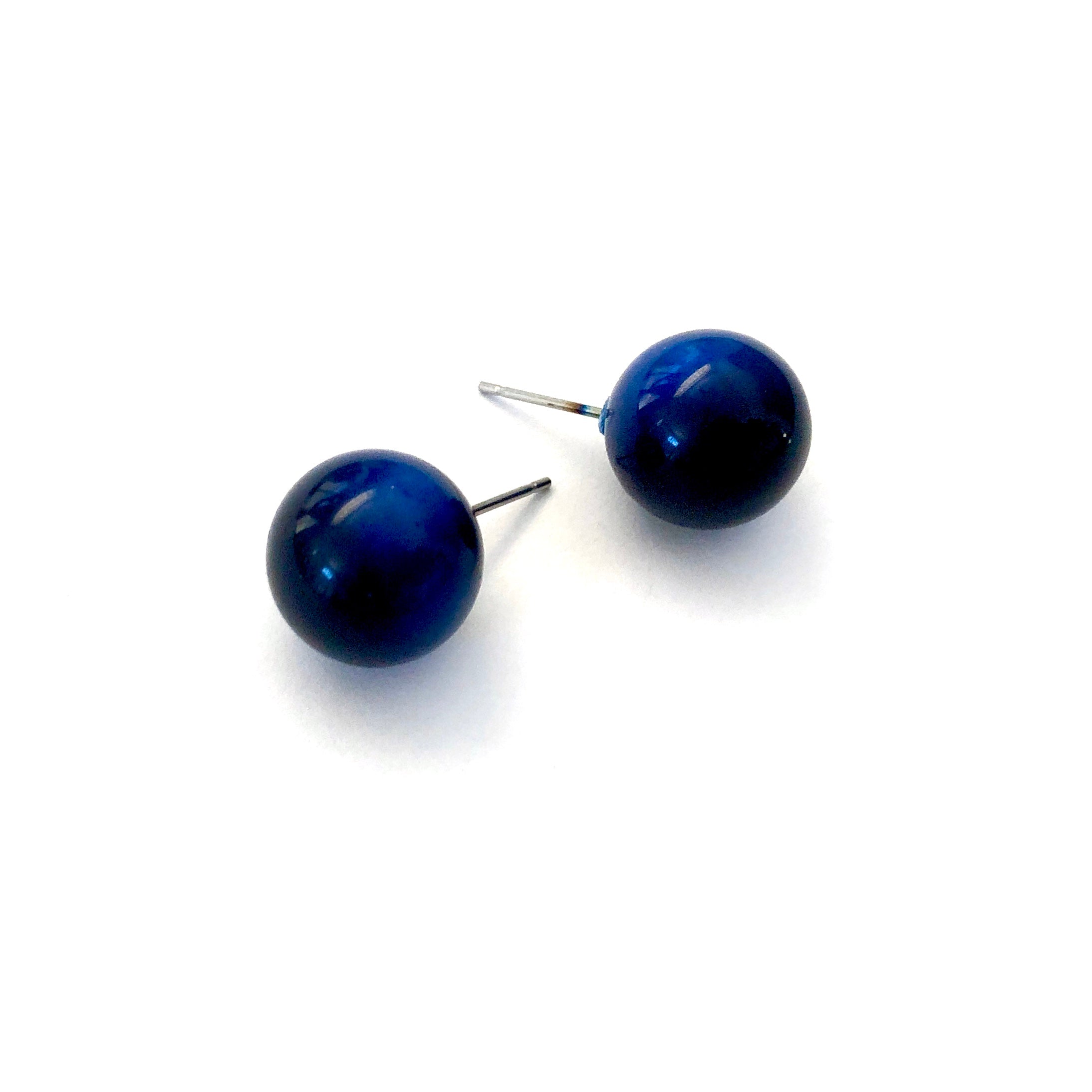 navy blue earrings
