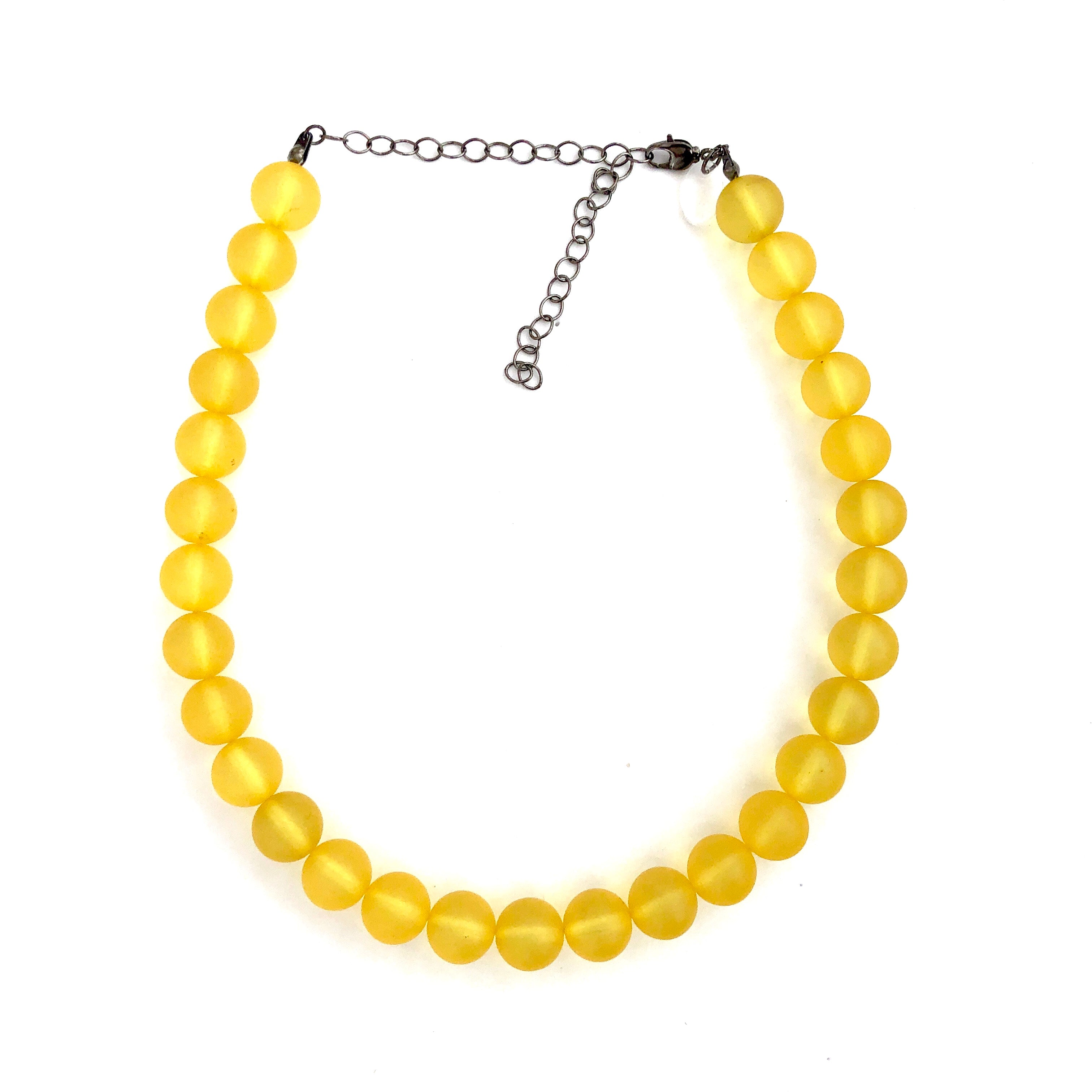 golden yellow necklace