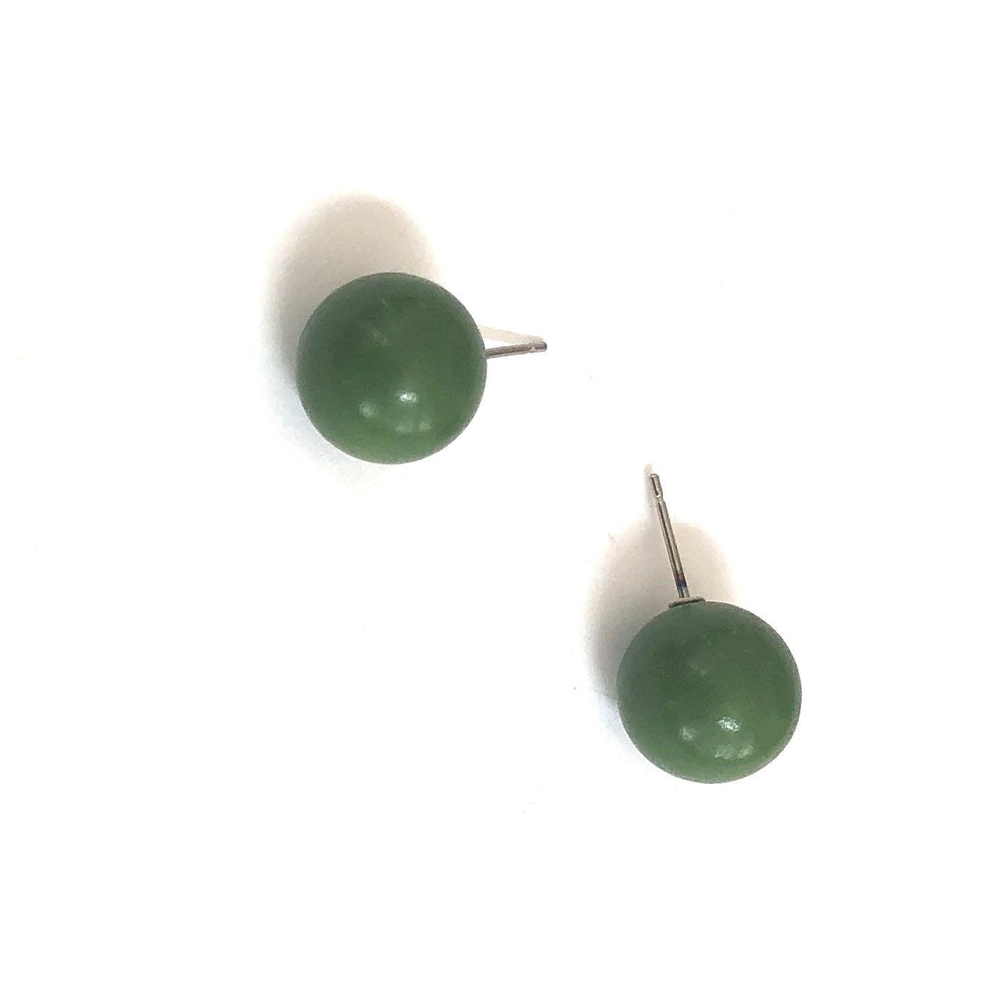 retro green studs