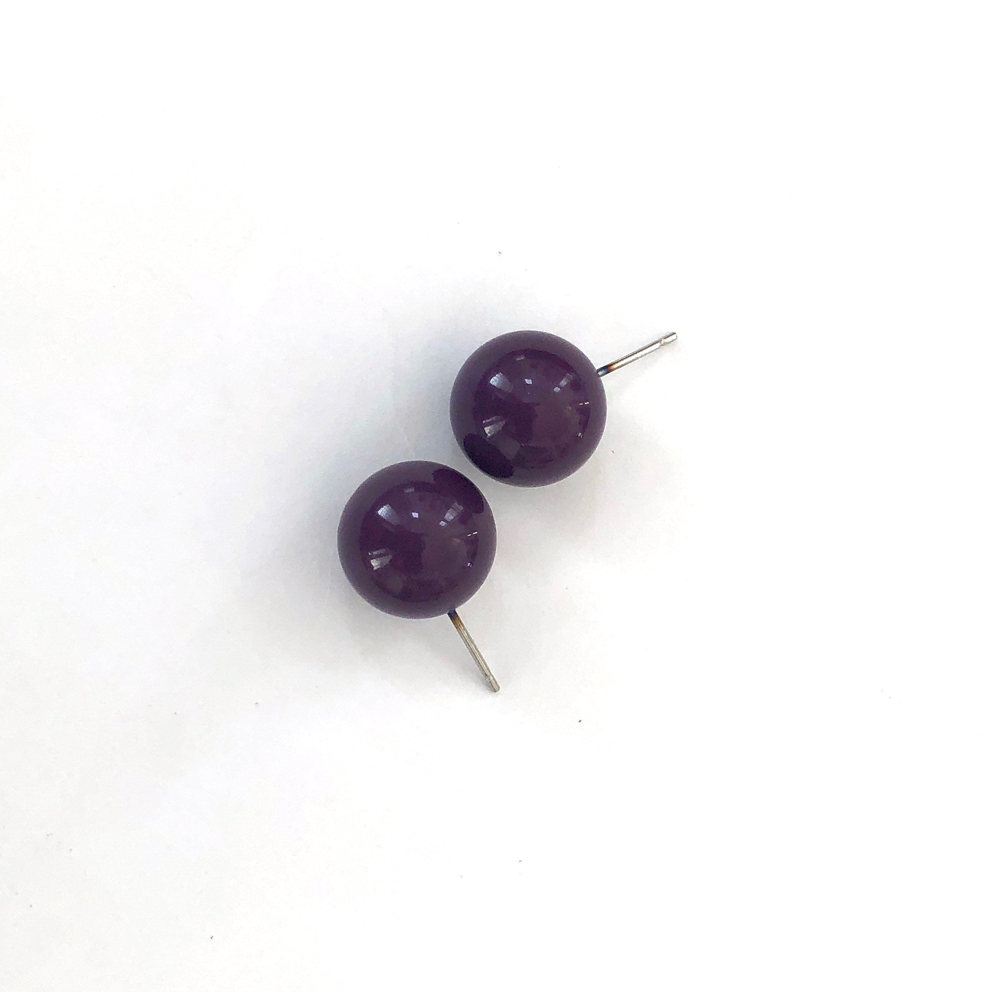 retro purple studs