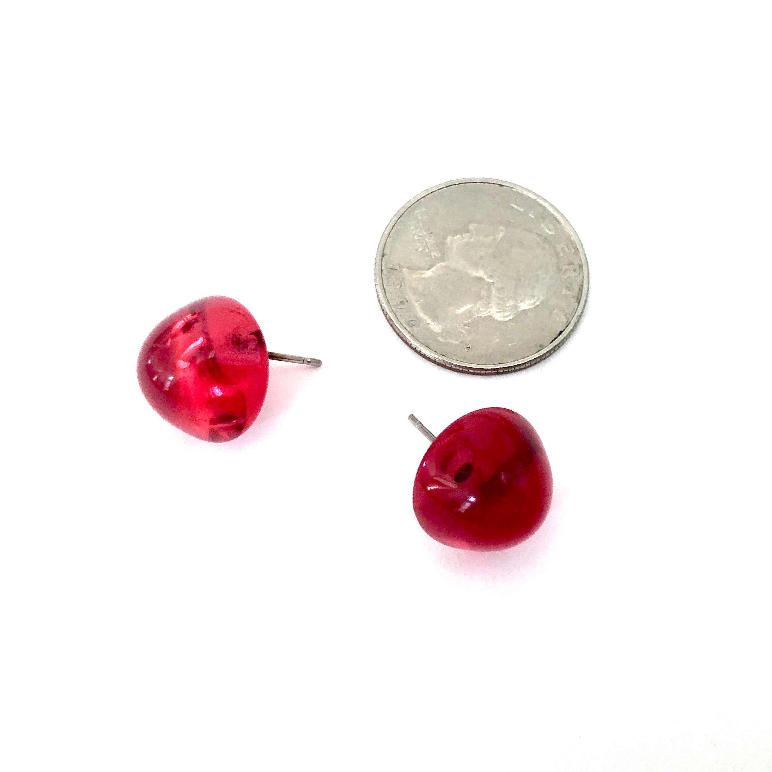 gumdrop stud earrings