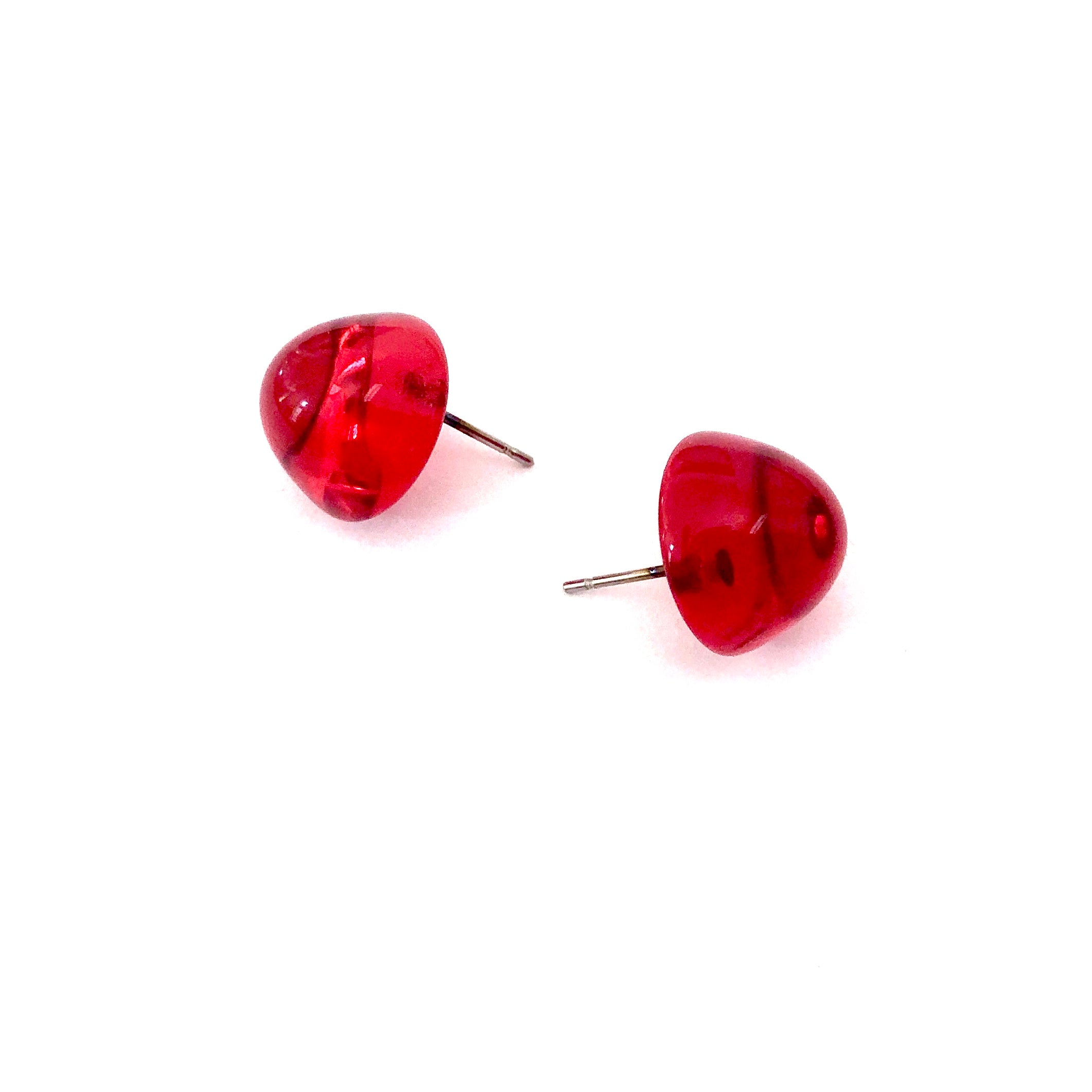 vintage red studs