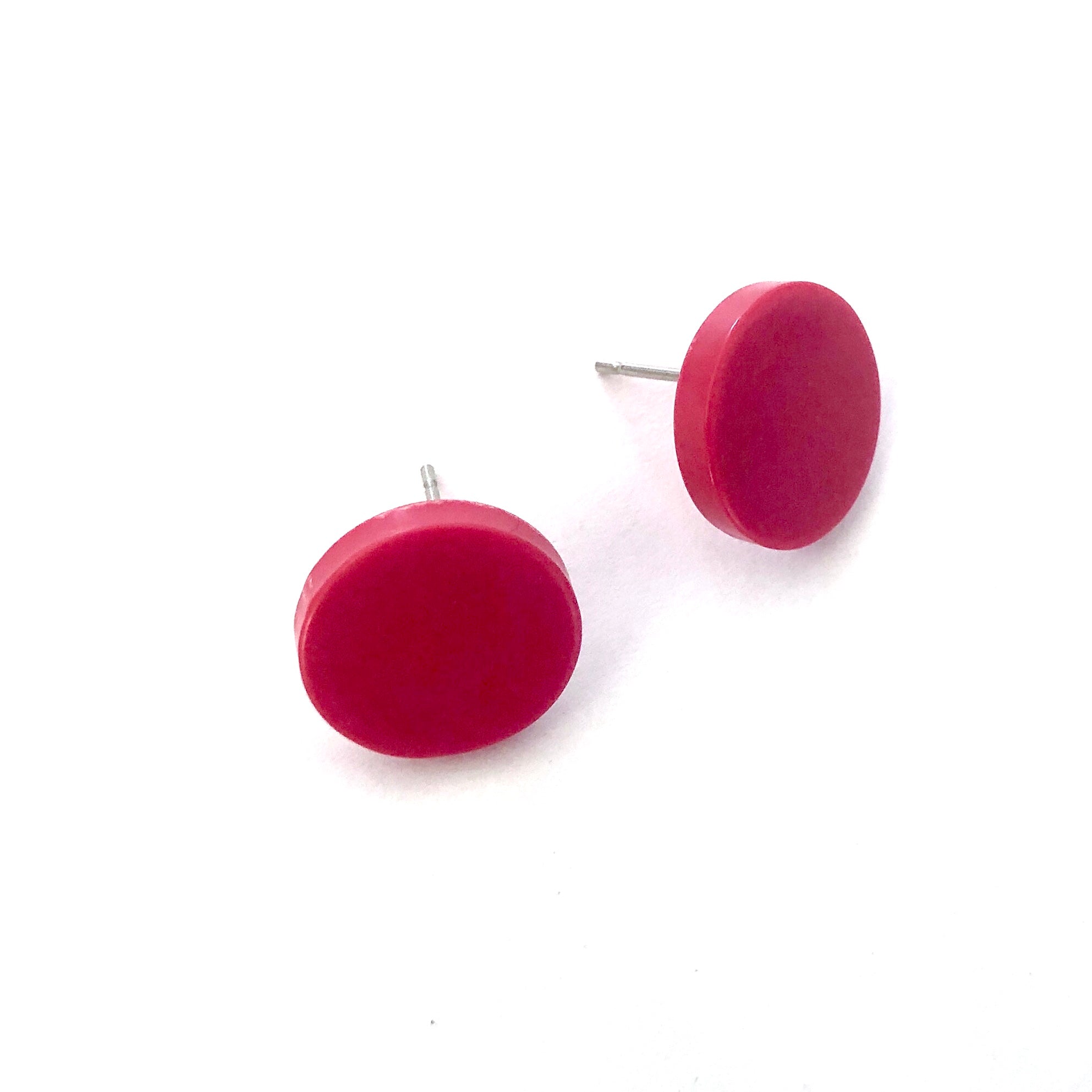 button fuschia discs