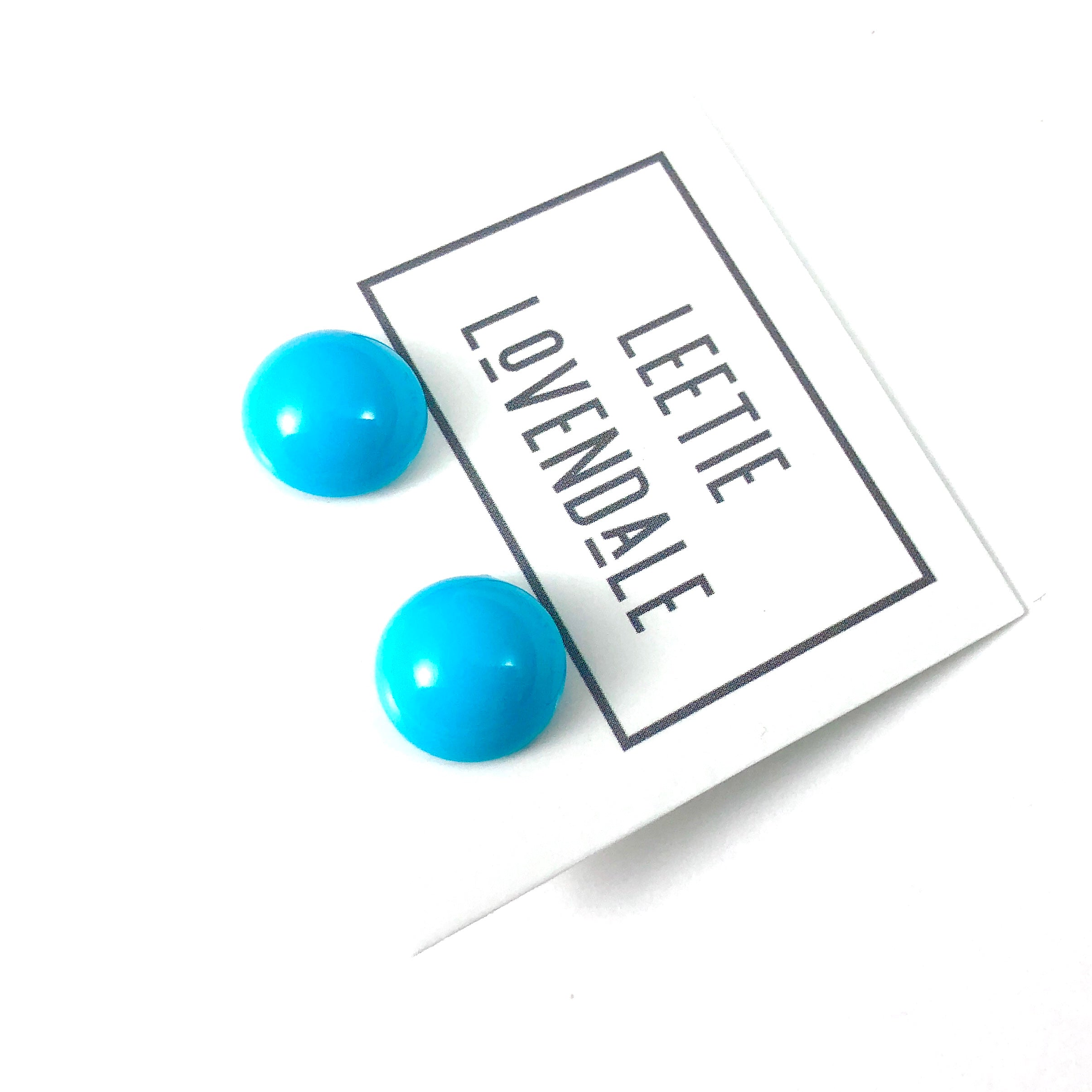 turquoise stud earrings