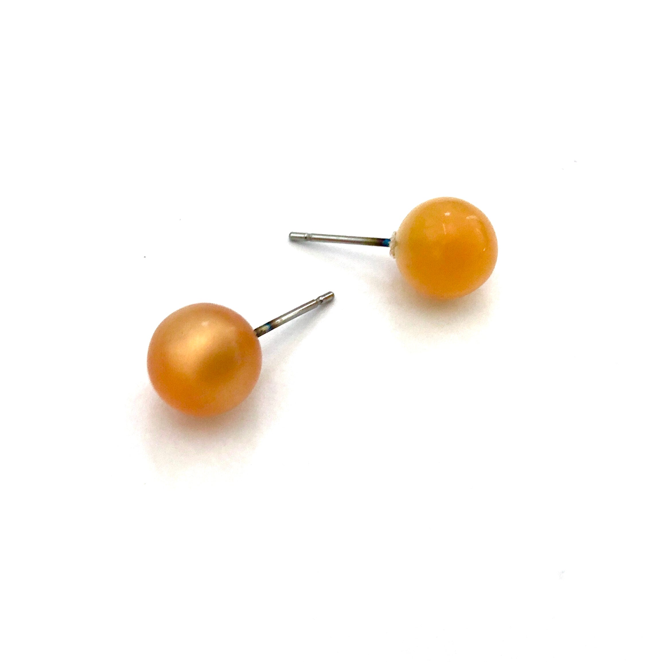 tangerine moonglow stud