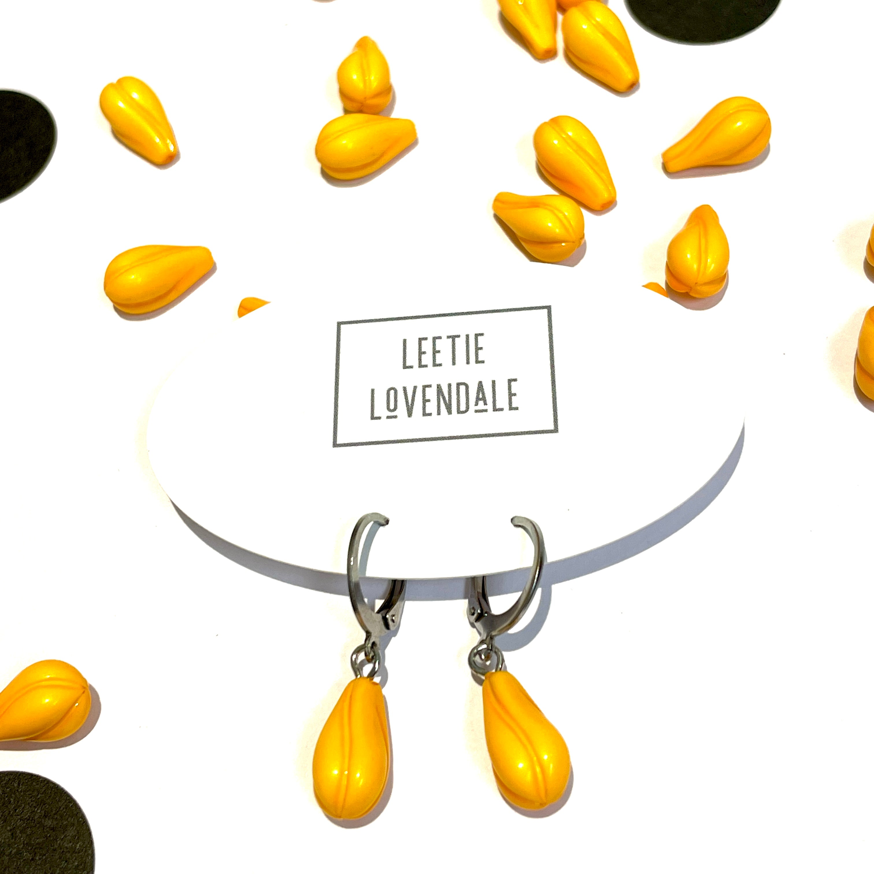 Vintage Lucite Earrings