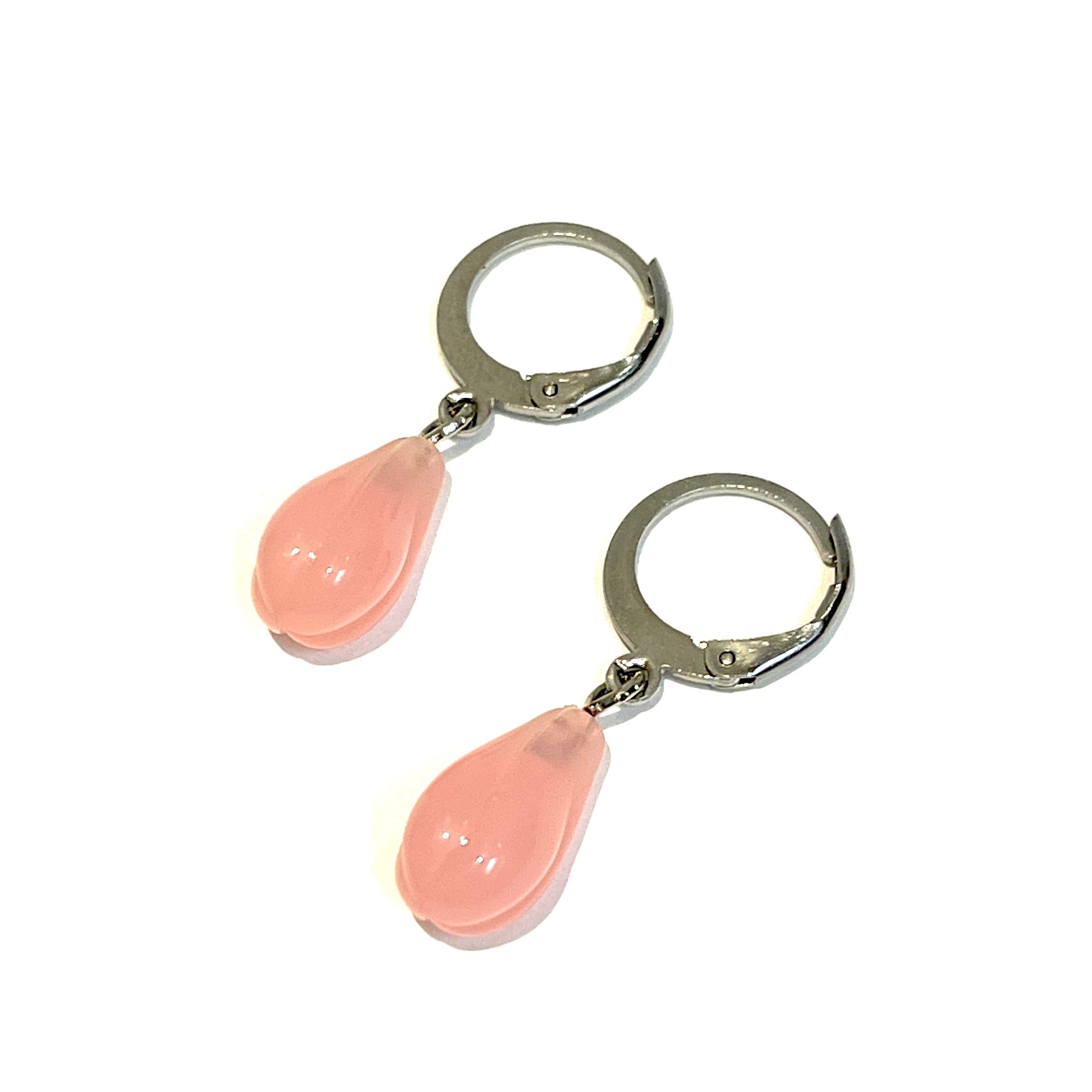 Pink Cuff Earrings