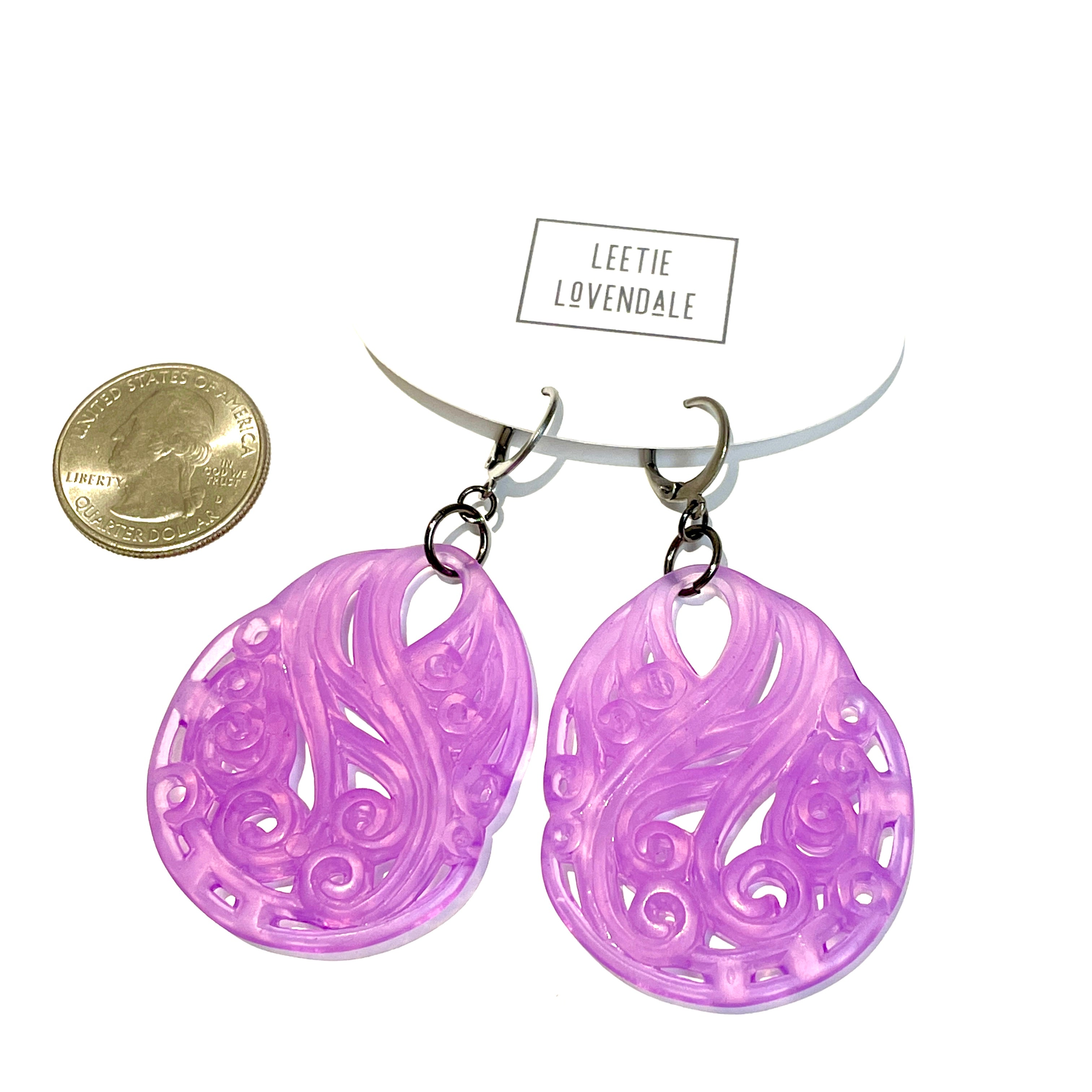 Lucite Earrings