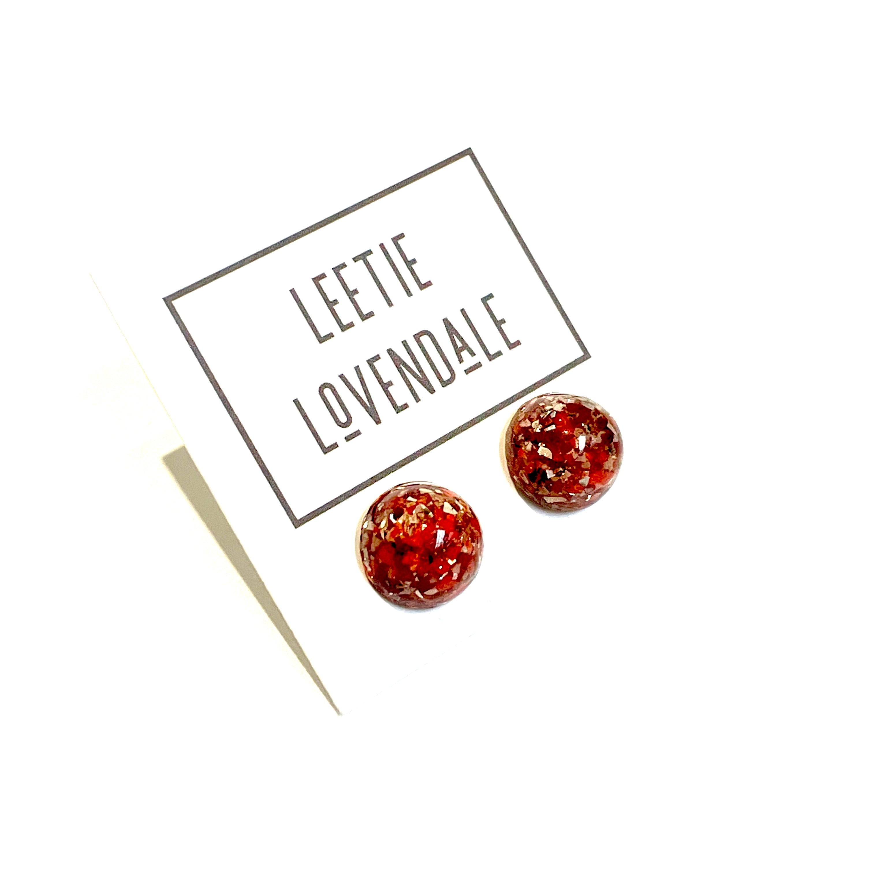 Glitter Stud Earrings