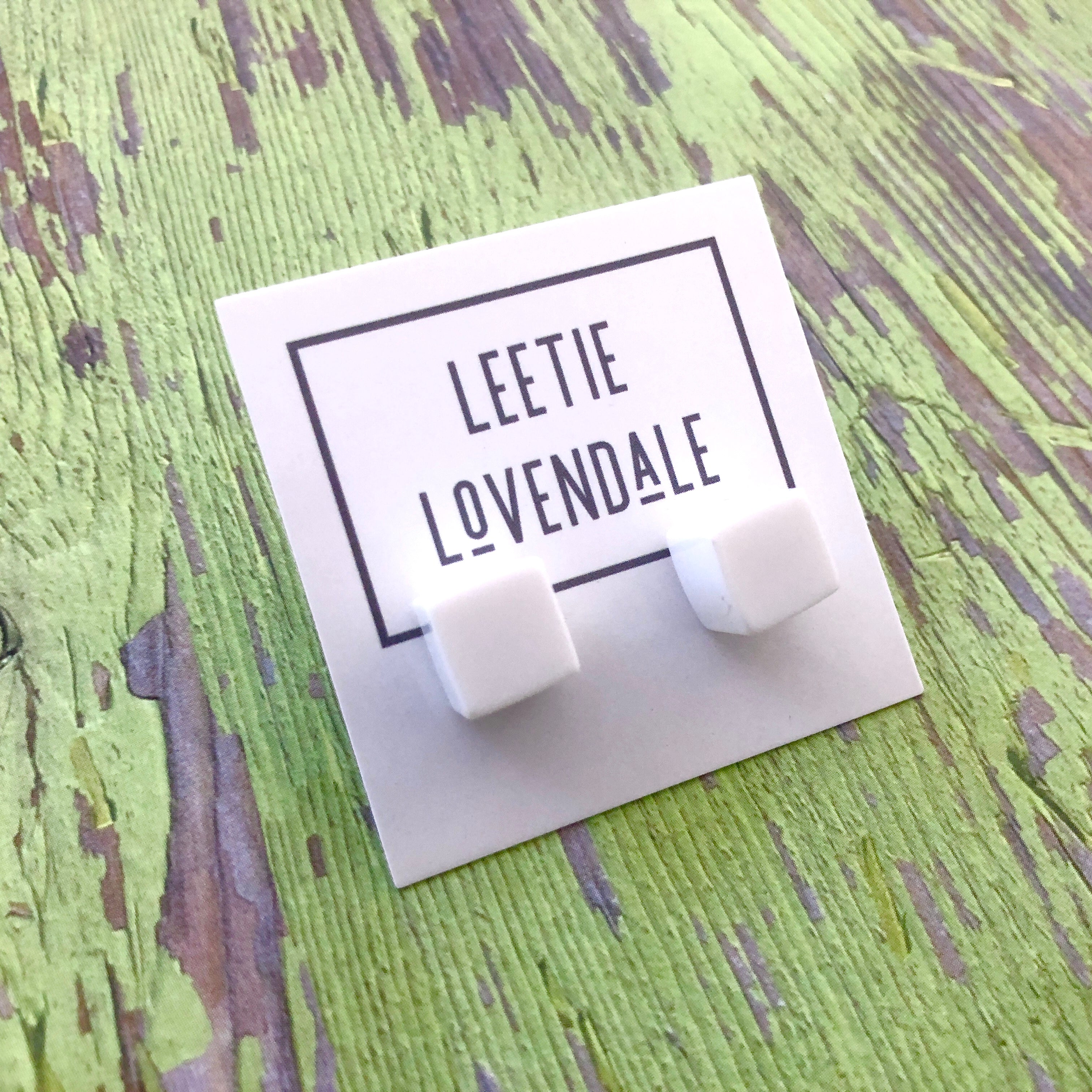 leetie white cubes