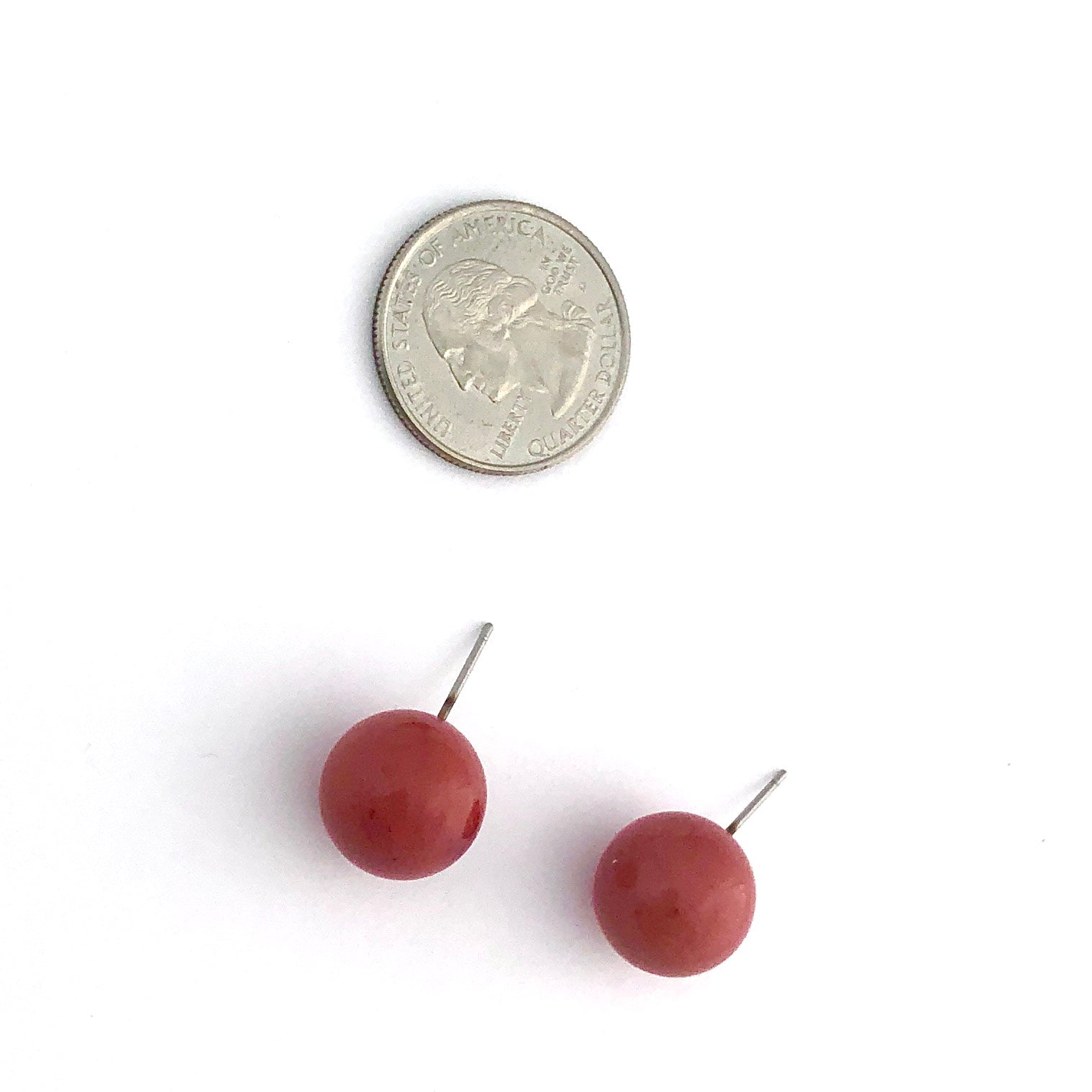 red speckled earrings