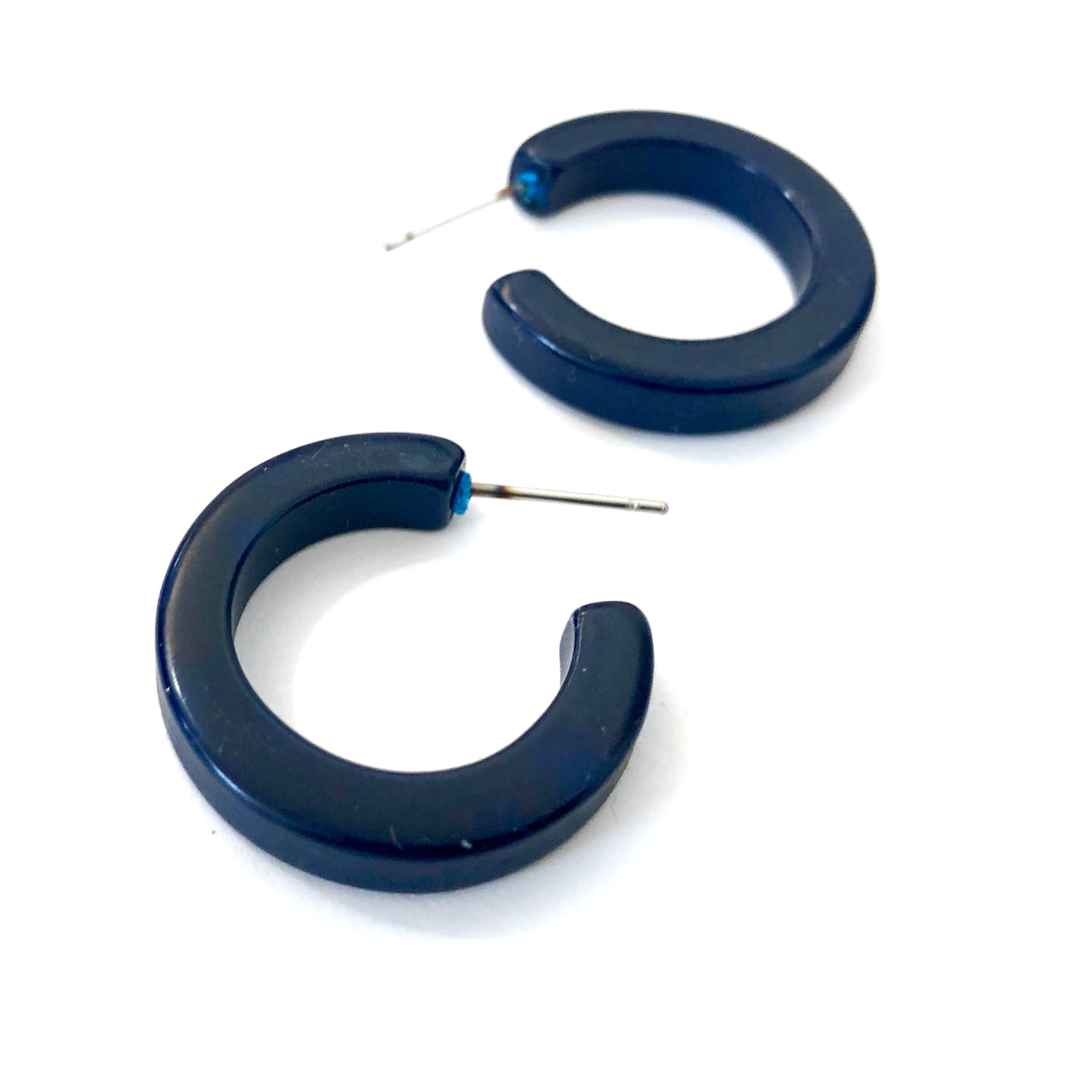 navy blue earrings