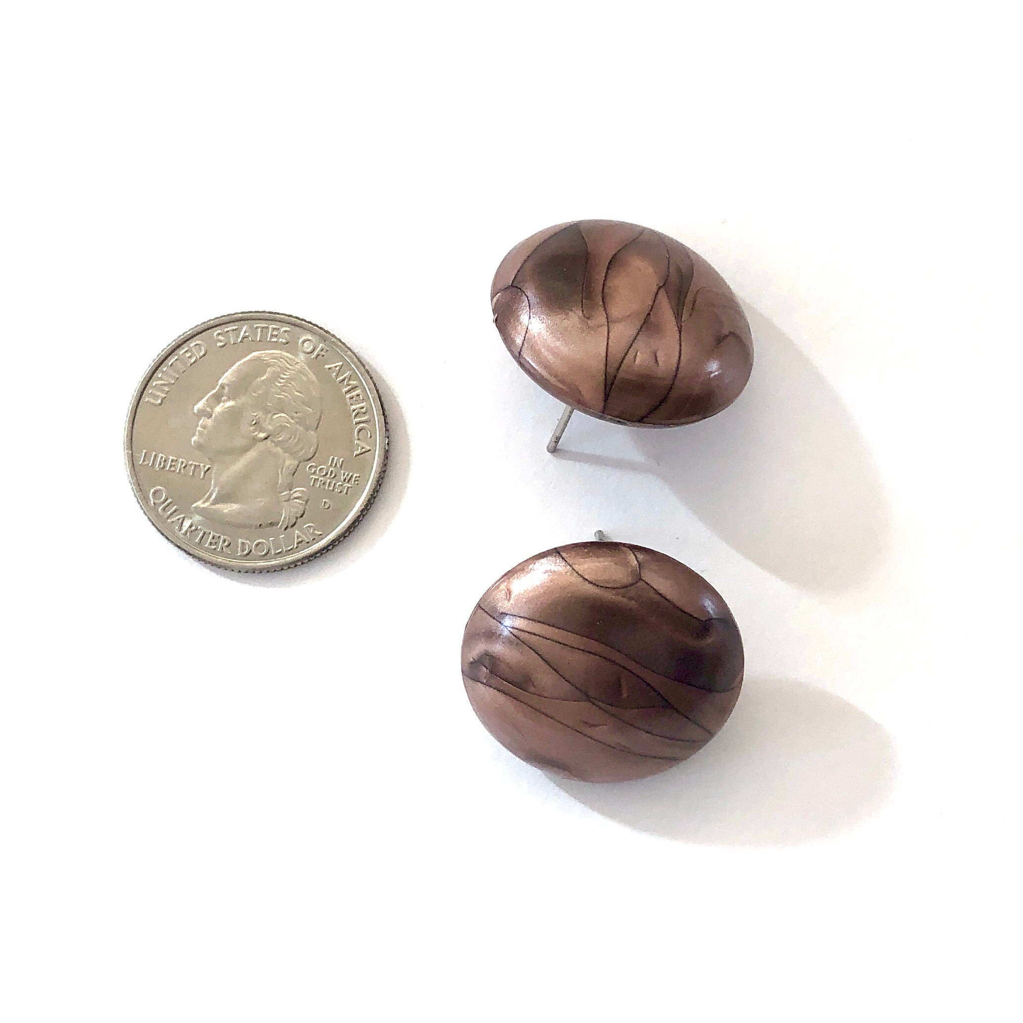 lucite vintage stud
