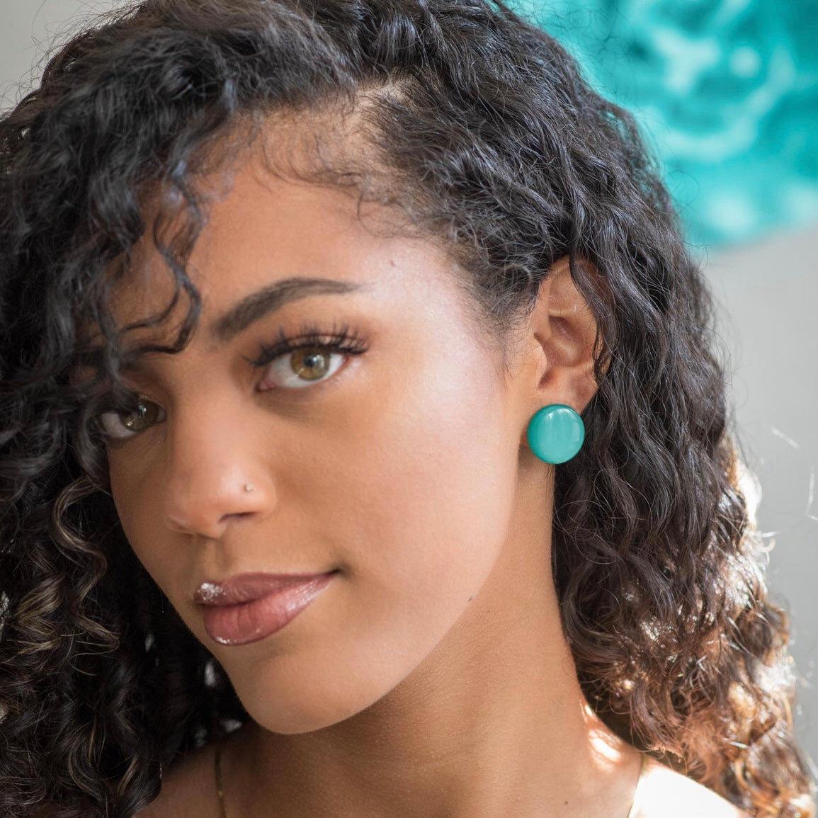 vintage moonglow earrings