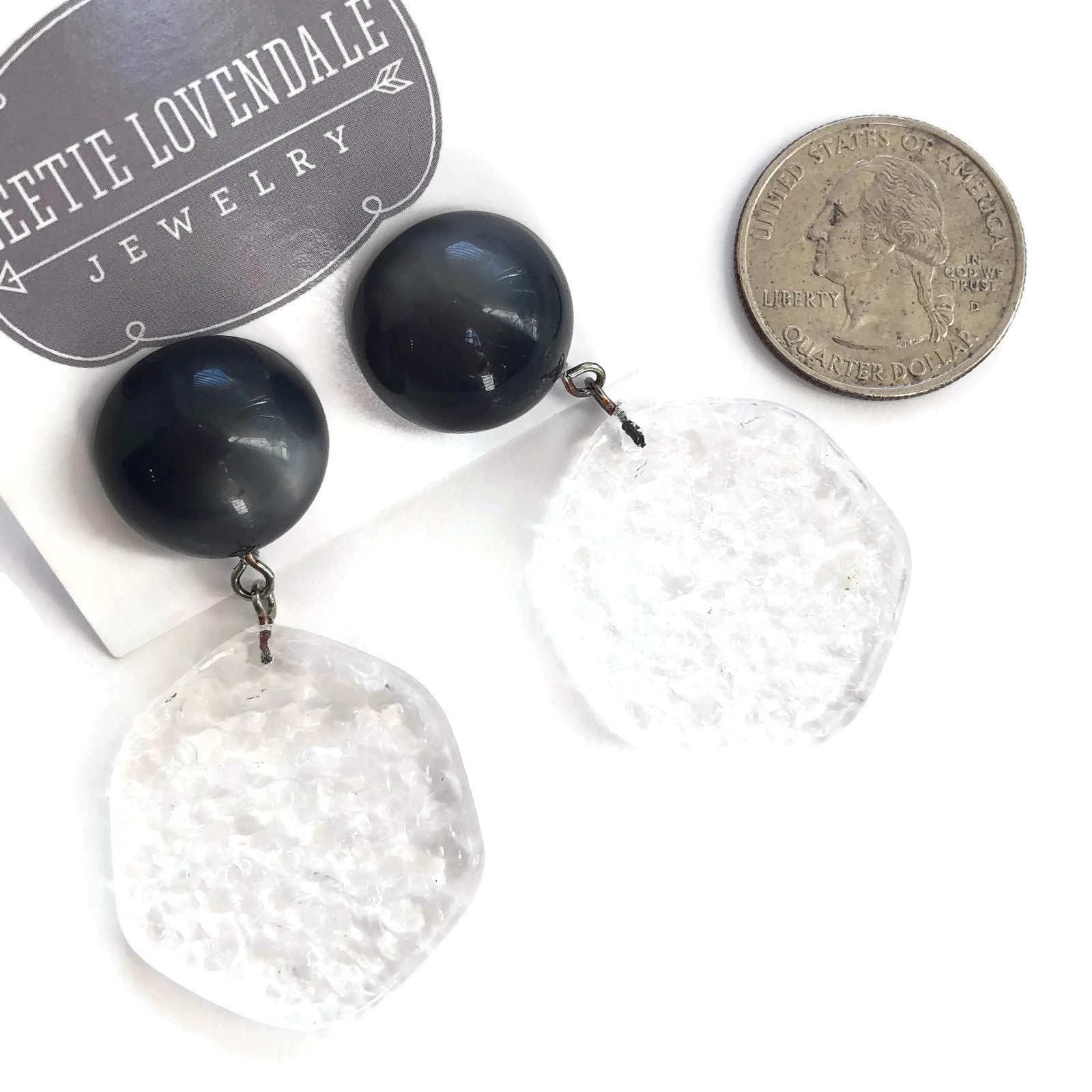 grey moonglow earrings