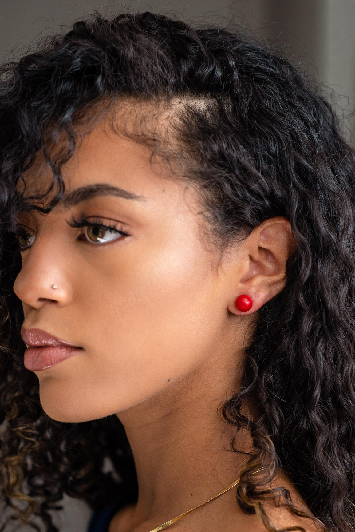 colorful moonglow earrings