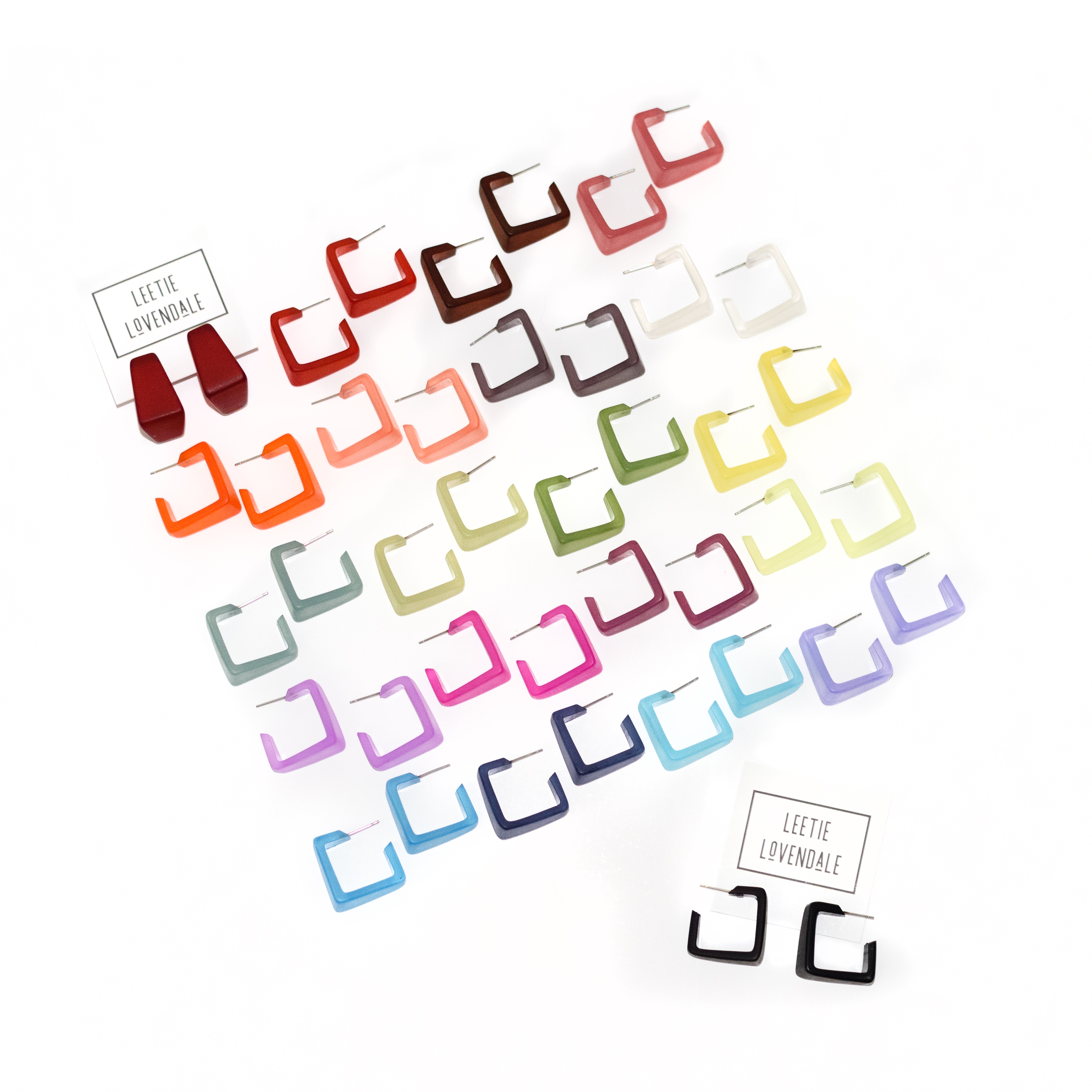 square hoop earrings