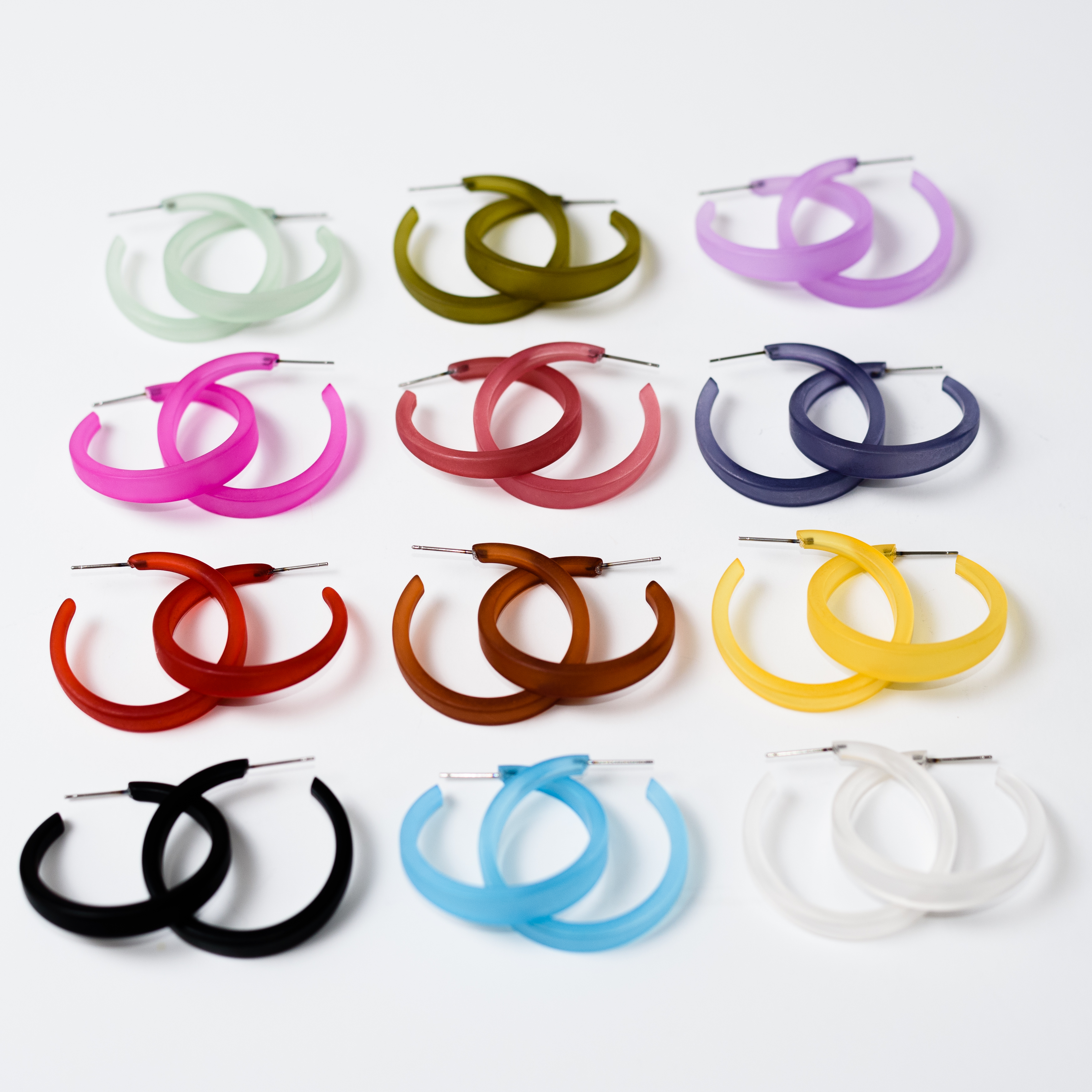 phoenix hoop earrings