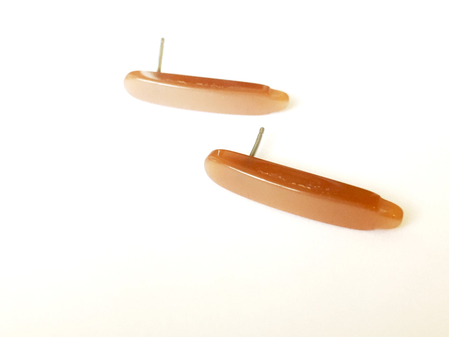 Light brown earrings