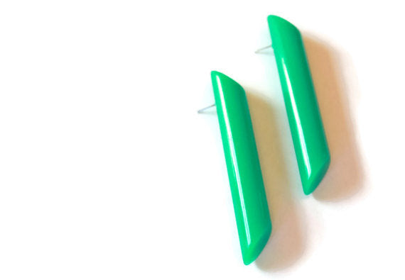 petrol green stick studs
