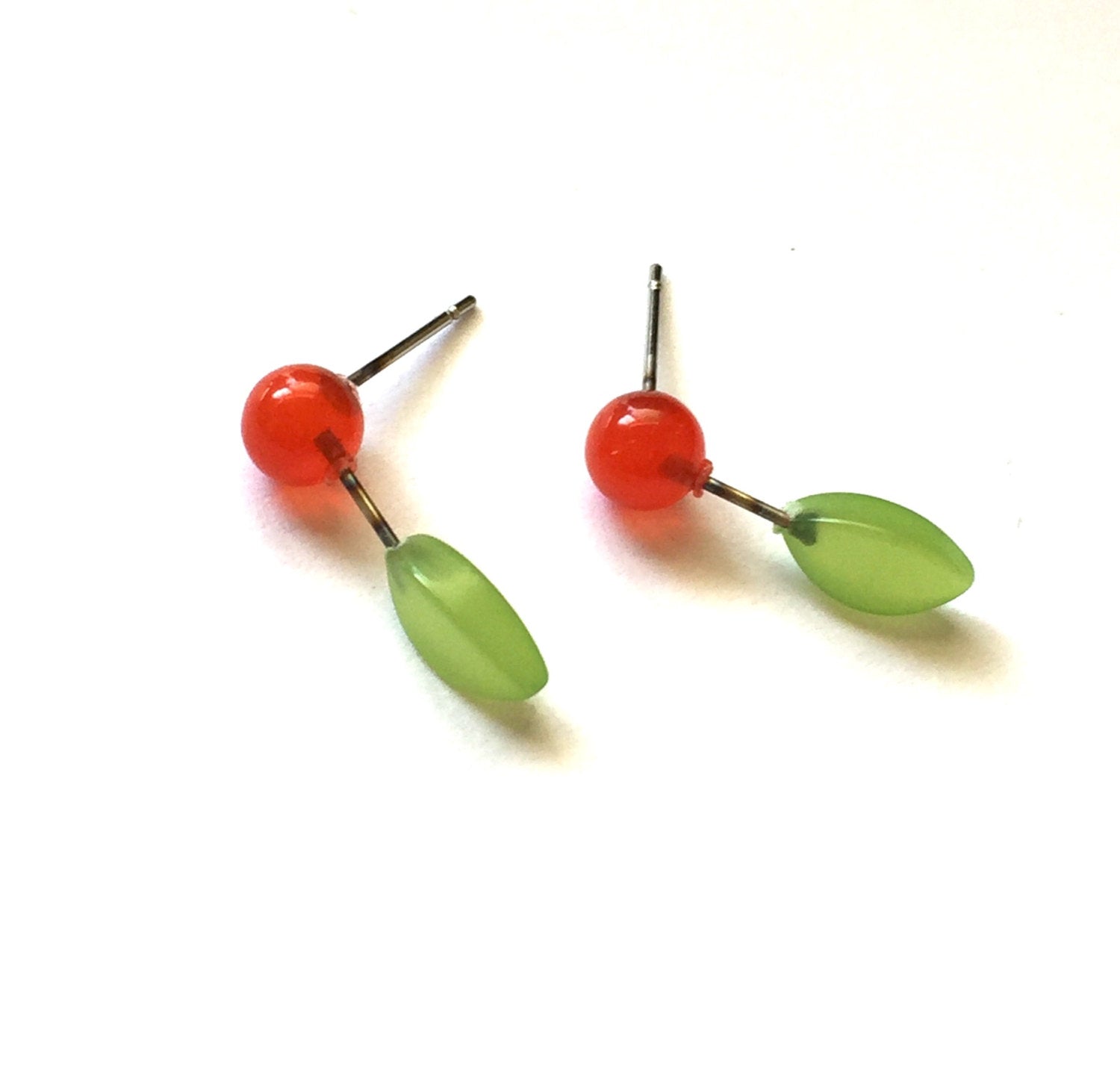 cherry drop earrings