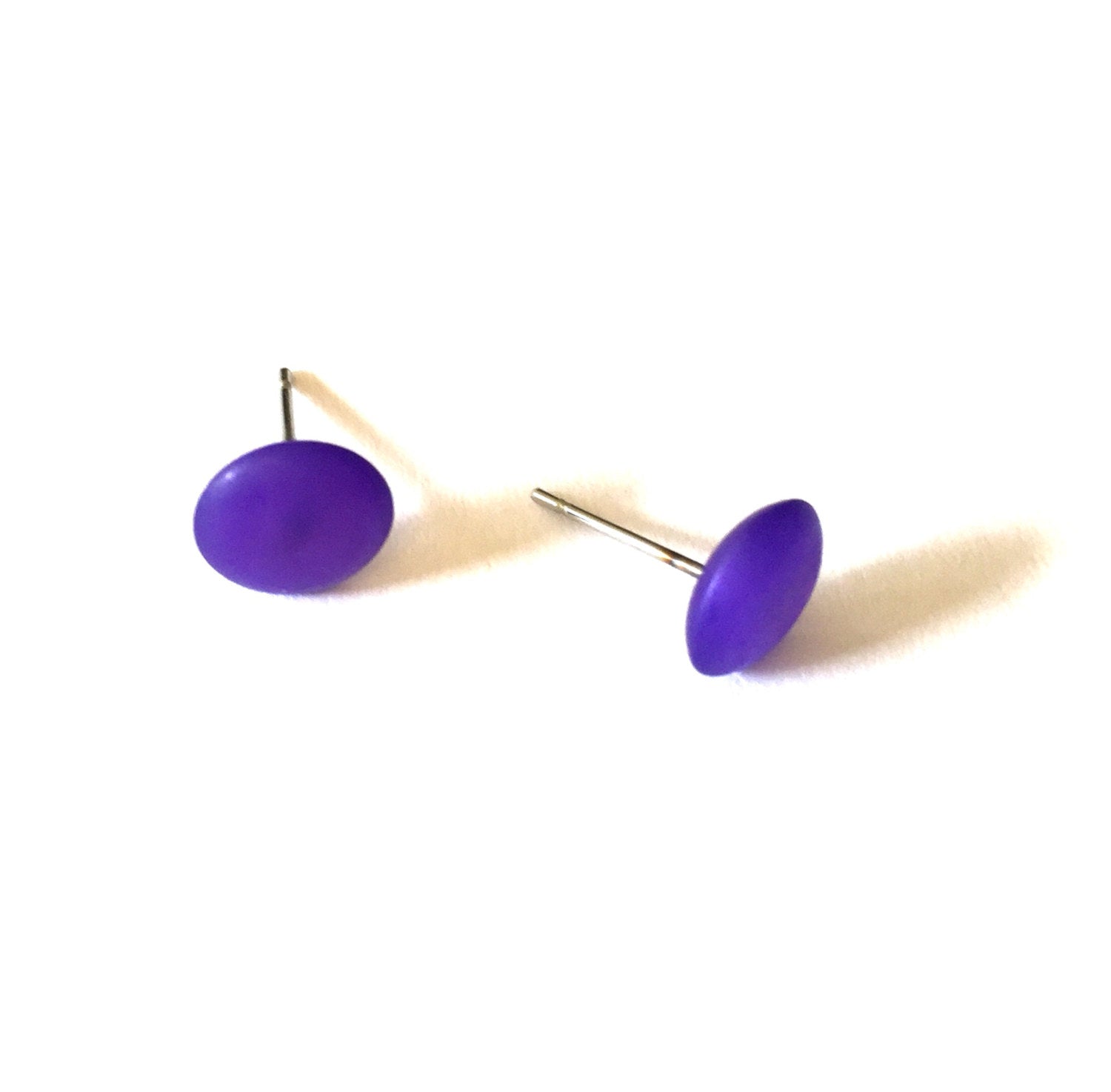 bright purple studs