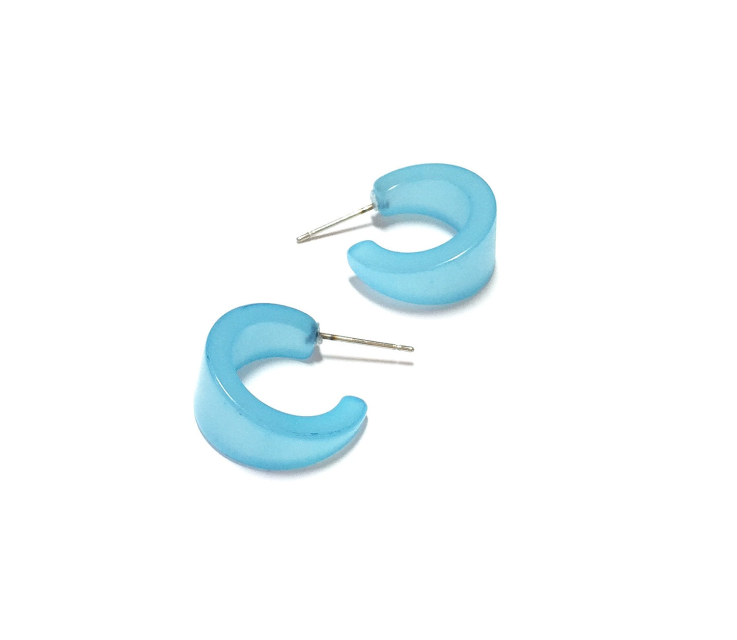 moonglow light blue hoops