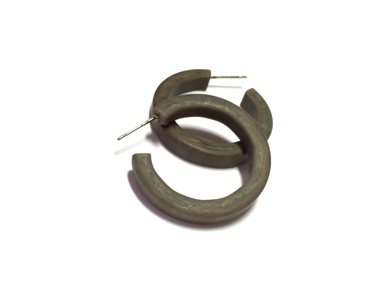 Retro khaki brown Hoop