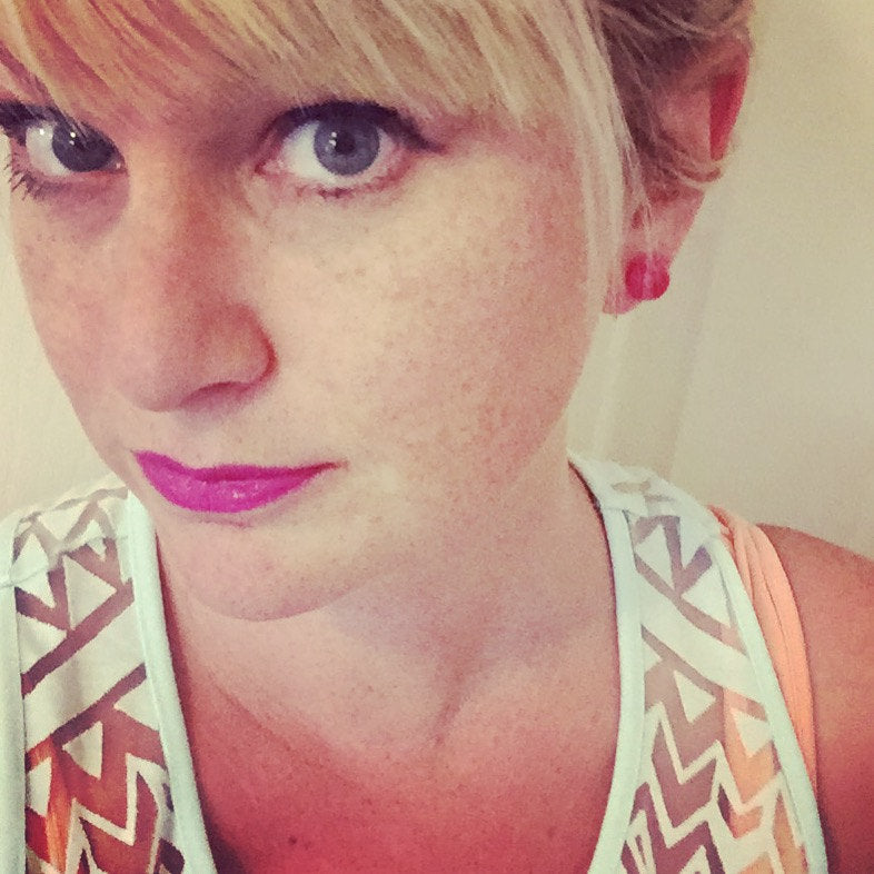 lucite postie earrings