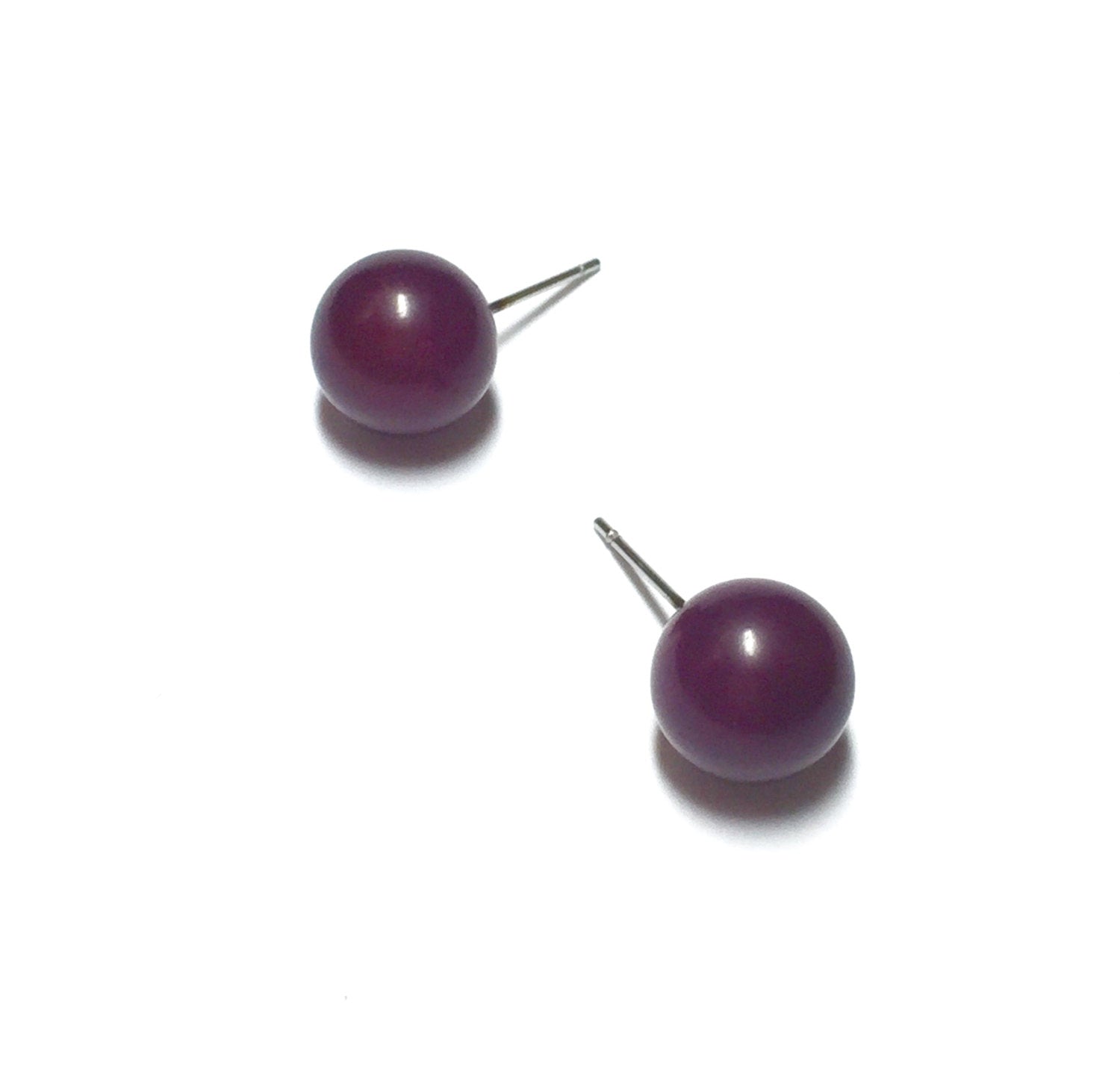 dark purple studs