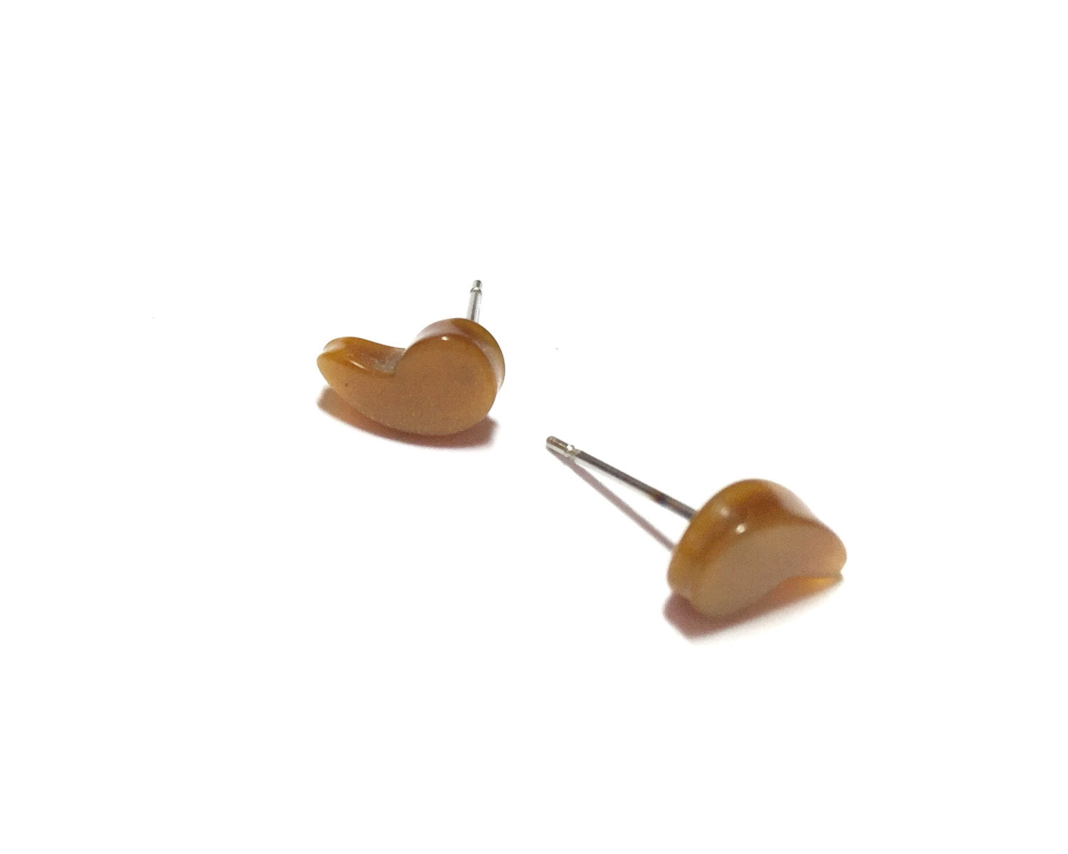 gold moonglow studs
