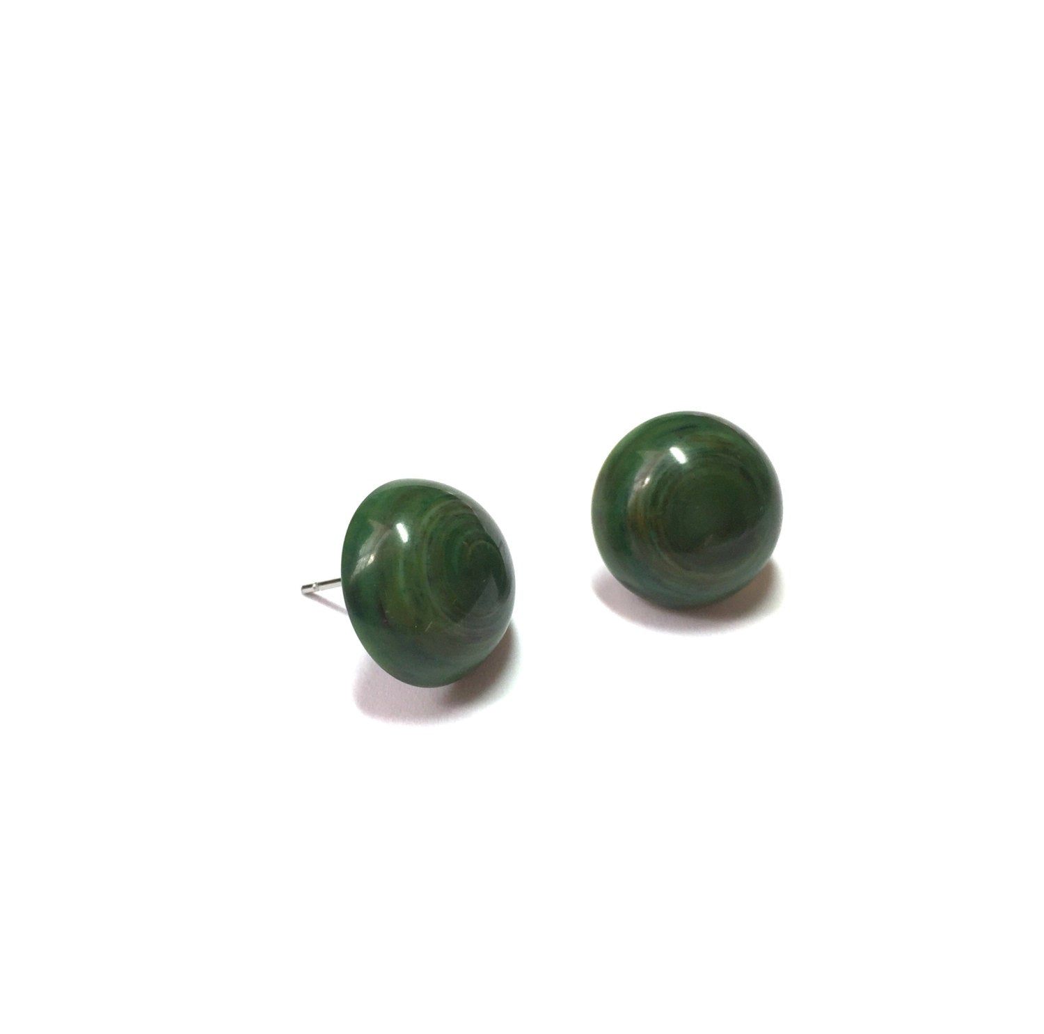 dark green lucite post