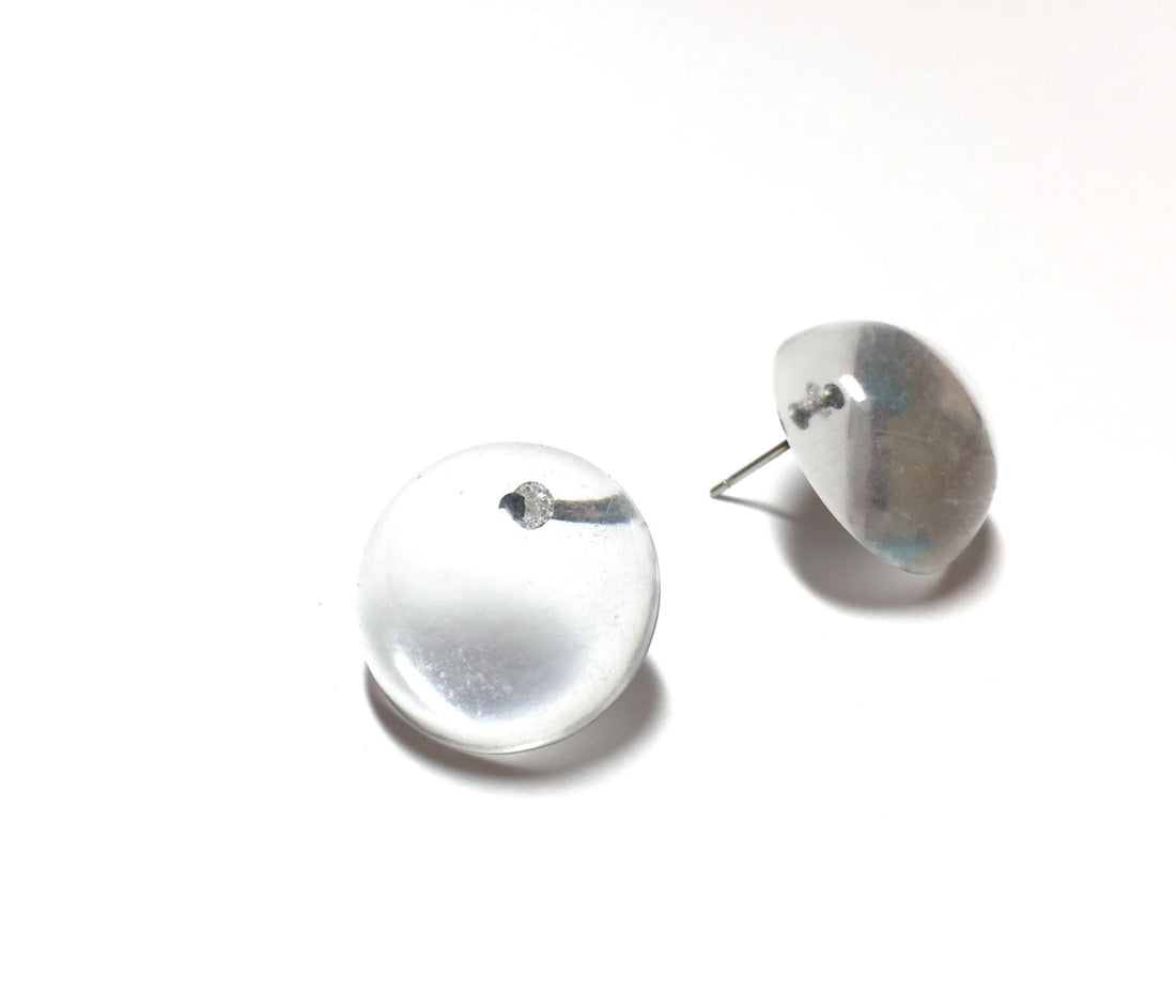 clear lucite earrings