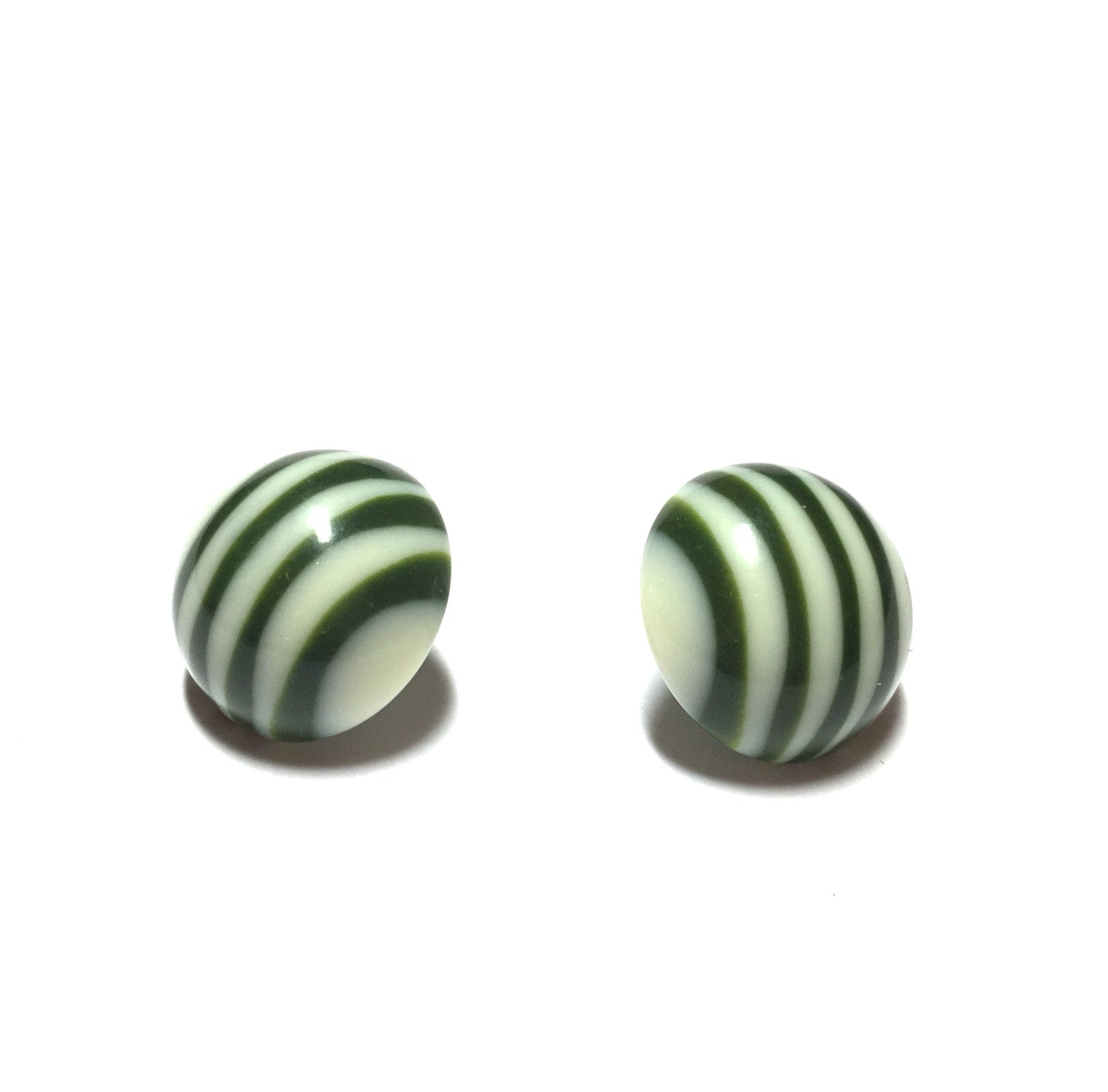 vintage stripe earrings