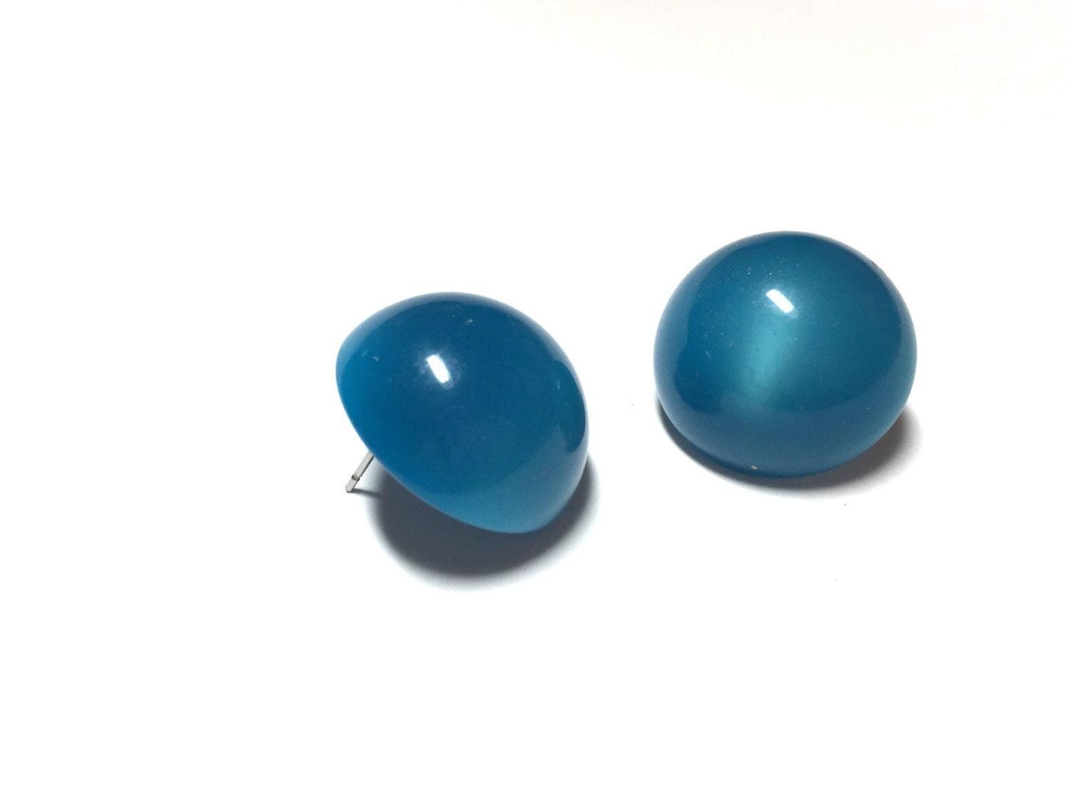 teal moonglow earrings