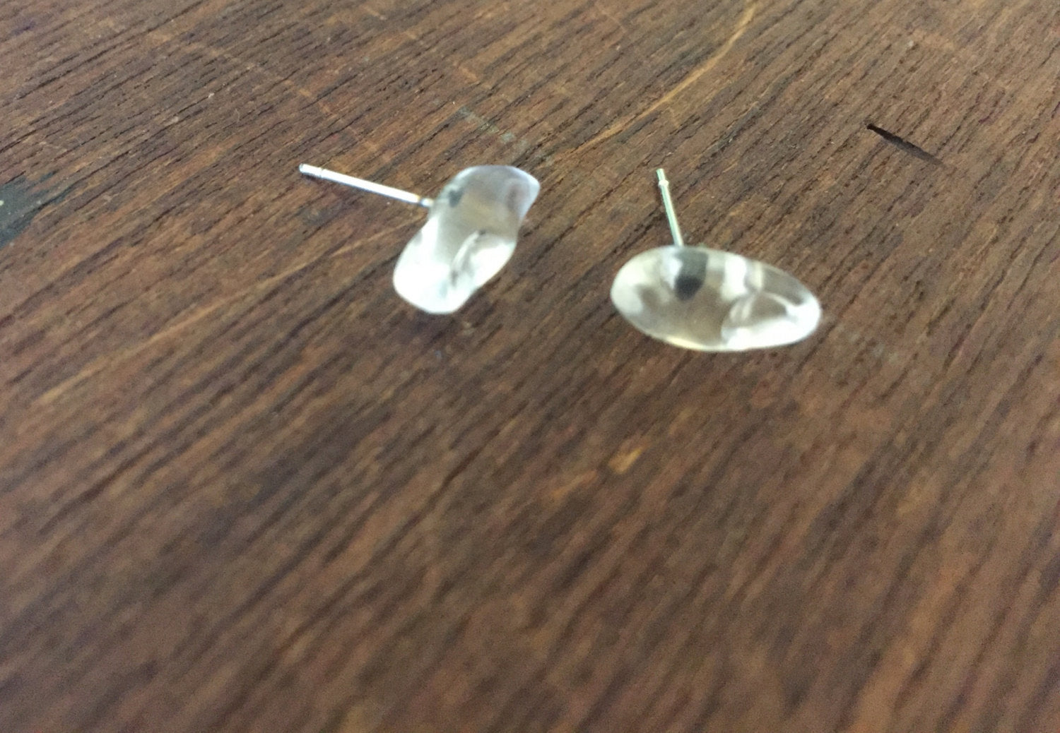 clear lucite studs