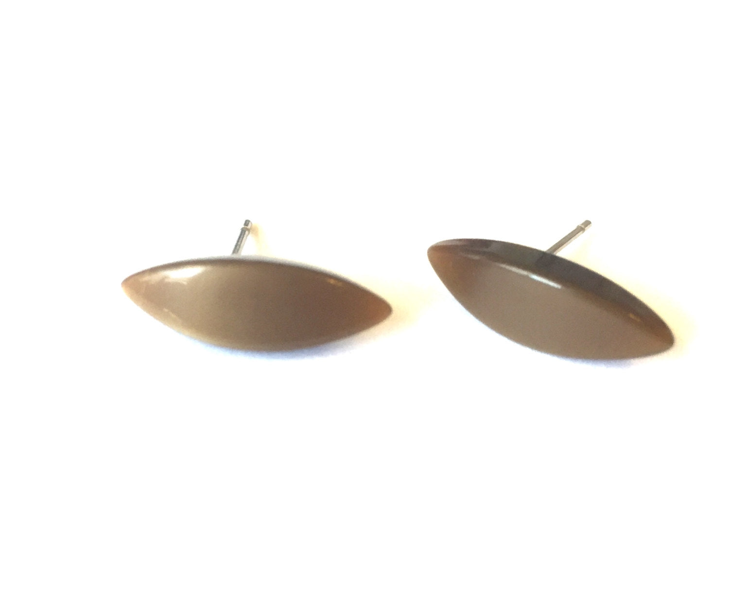 brown moonglow earrings