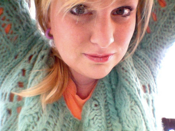 lucite vintage hoop earrings