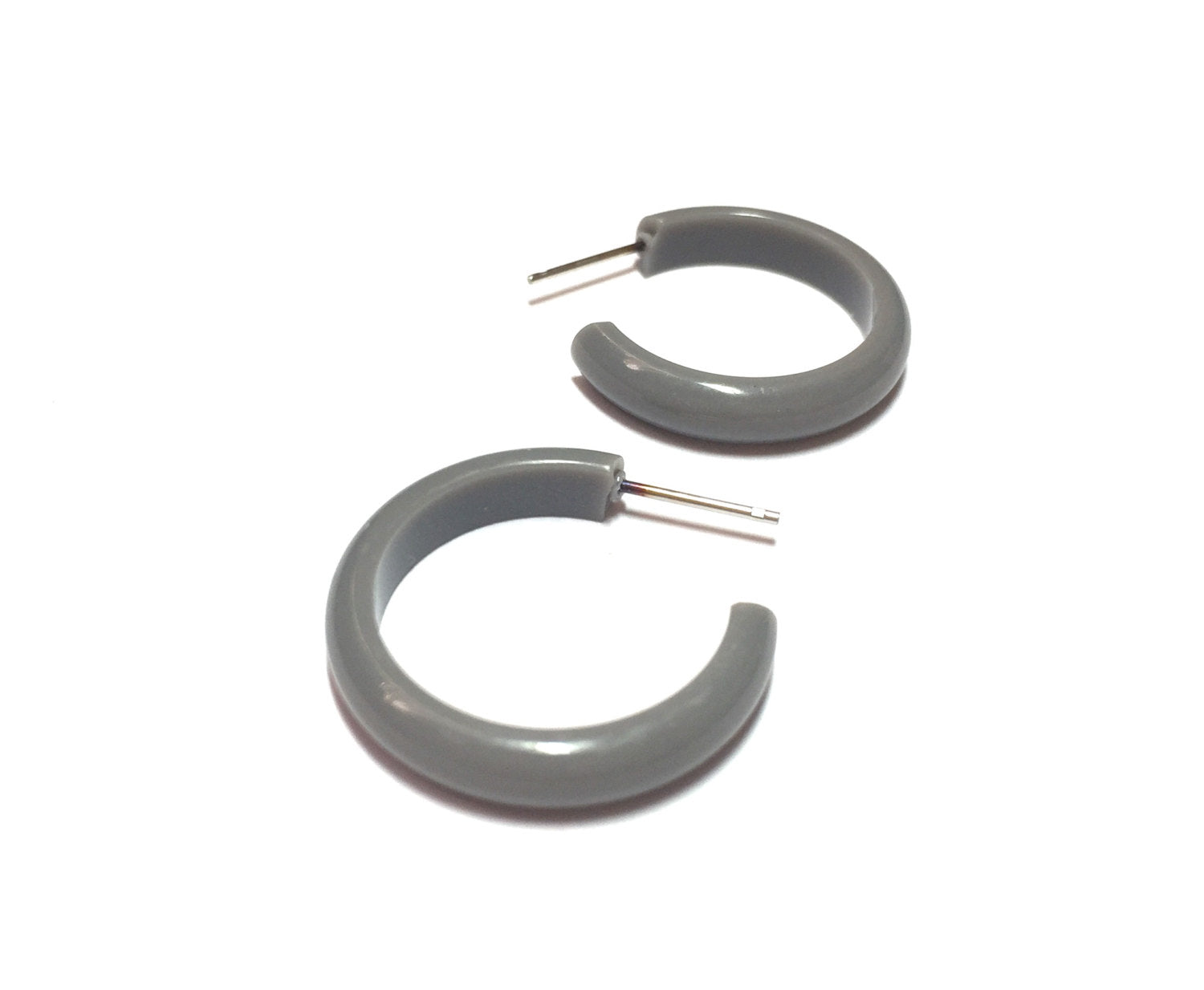 pastel grey earrings